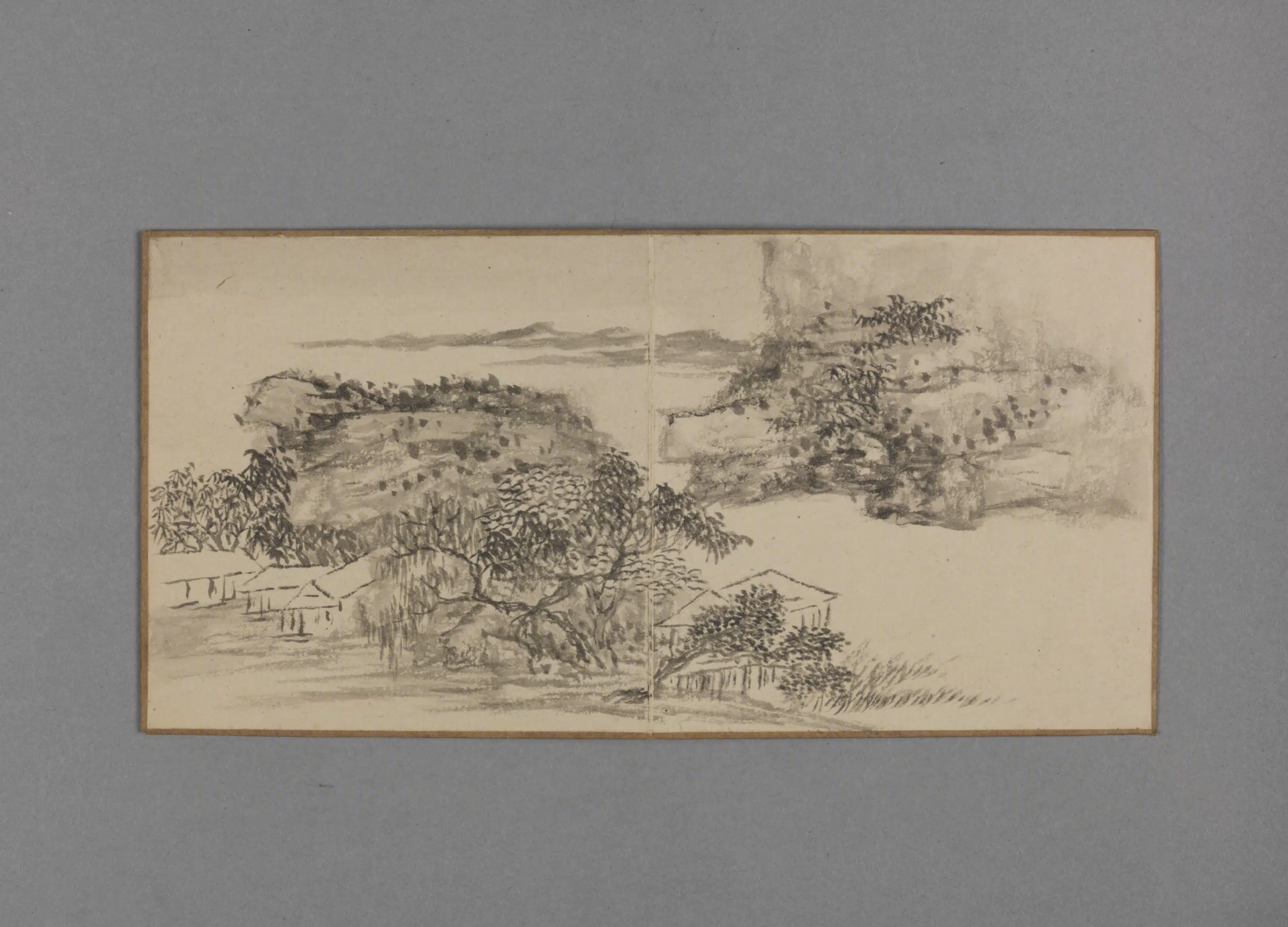 清代【董邦达】《山水册-2（12开）》 第5张
