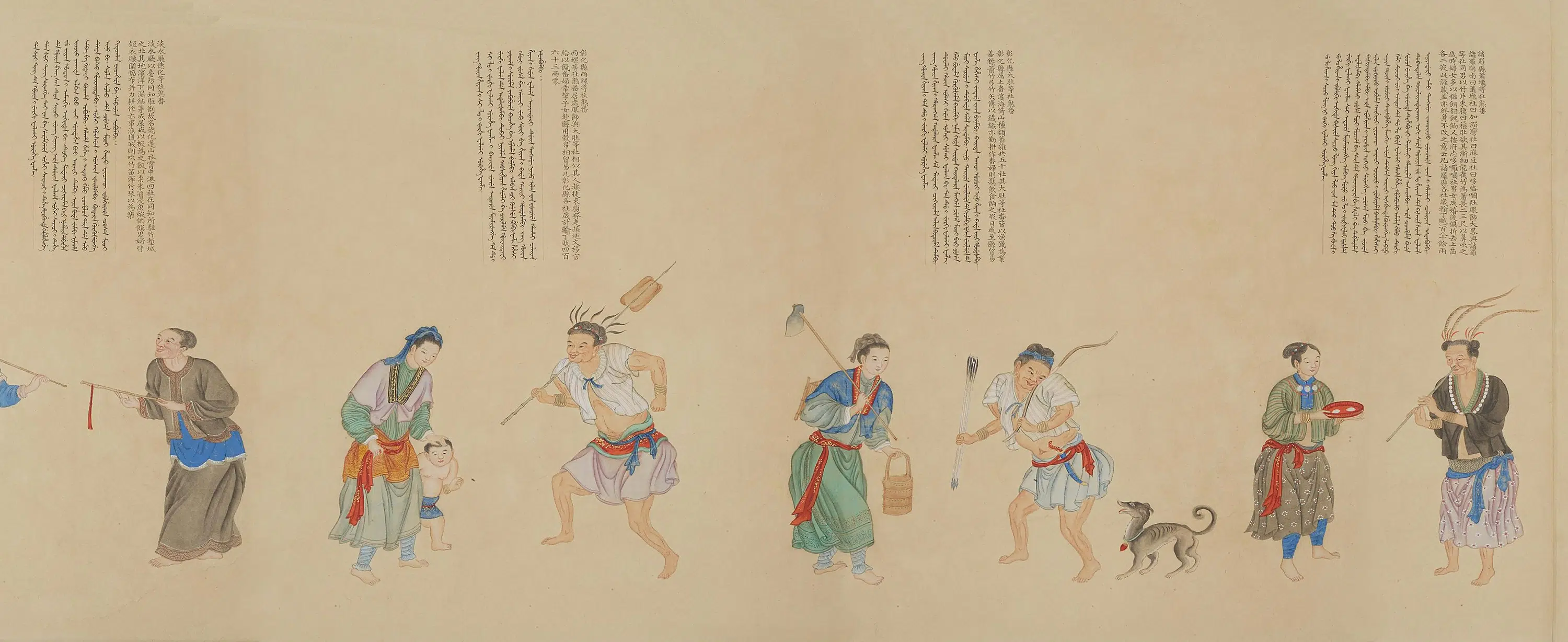 清代【清人】《画职贡图卷-1》 第5张 清代【清人】《画职贡图卷-1》 第5张