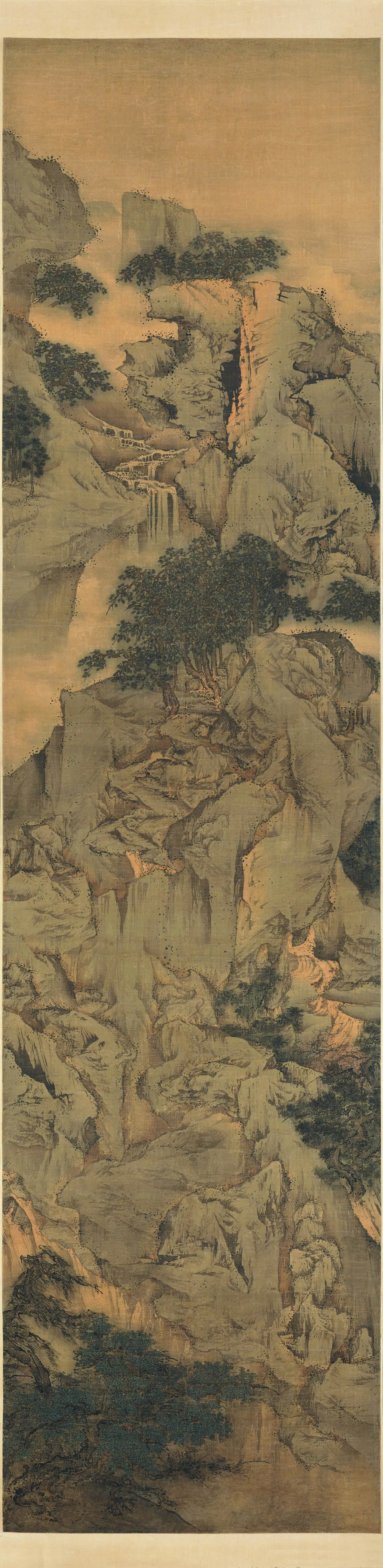 清代【袁江】《桃源仙境通景屏》 第6张 清代【袁江】《桃源仙境通景屏》 第6张