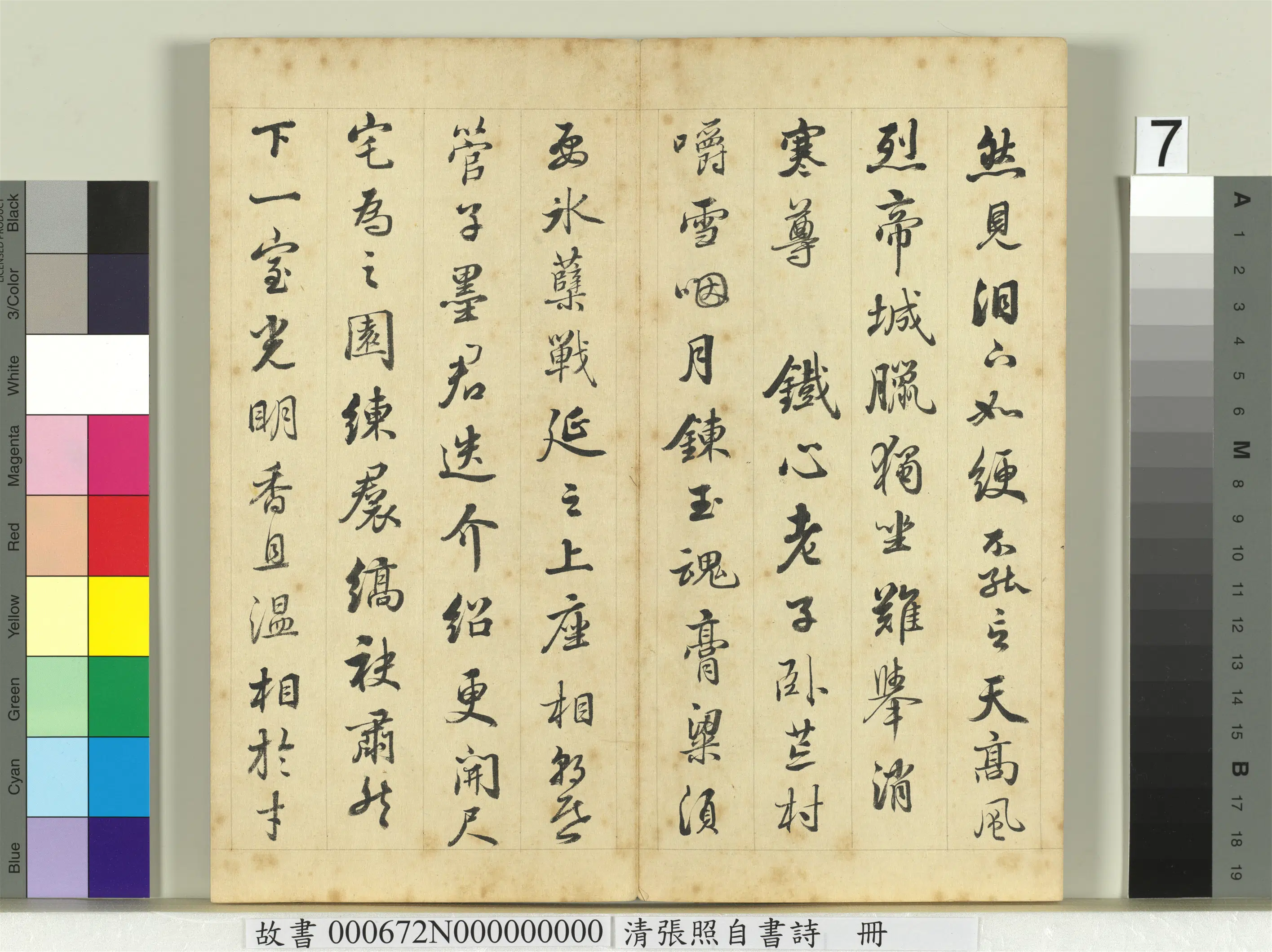 清代【张照】《自书诗册》 第13张