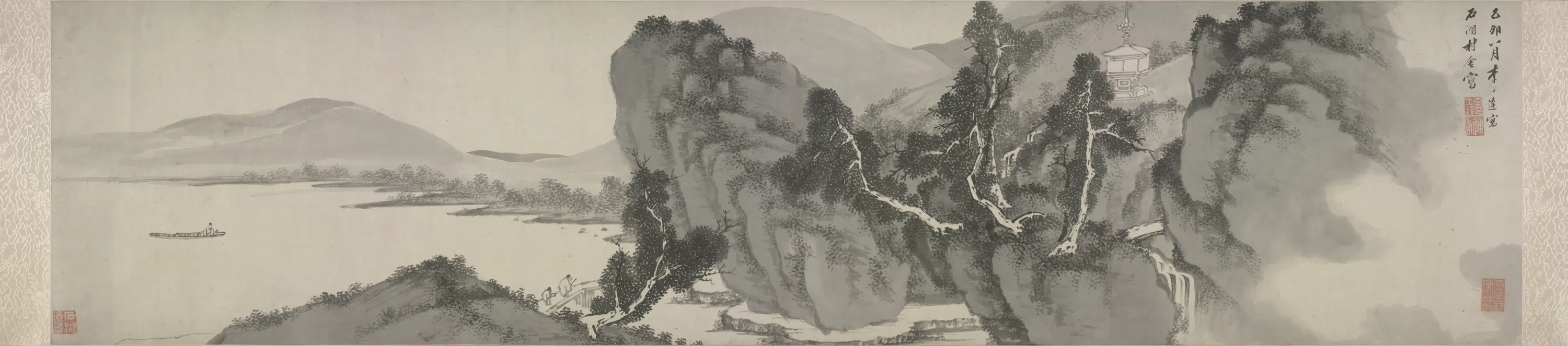 明朝【李士达】《山水卷》