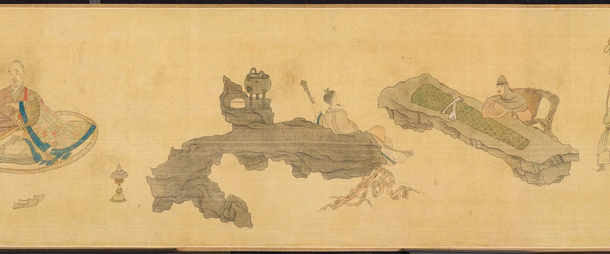 明朝【陈洪绶】《西园图卷》 第3张 明朝【陈洪绶】《西园图卷》 第3张