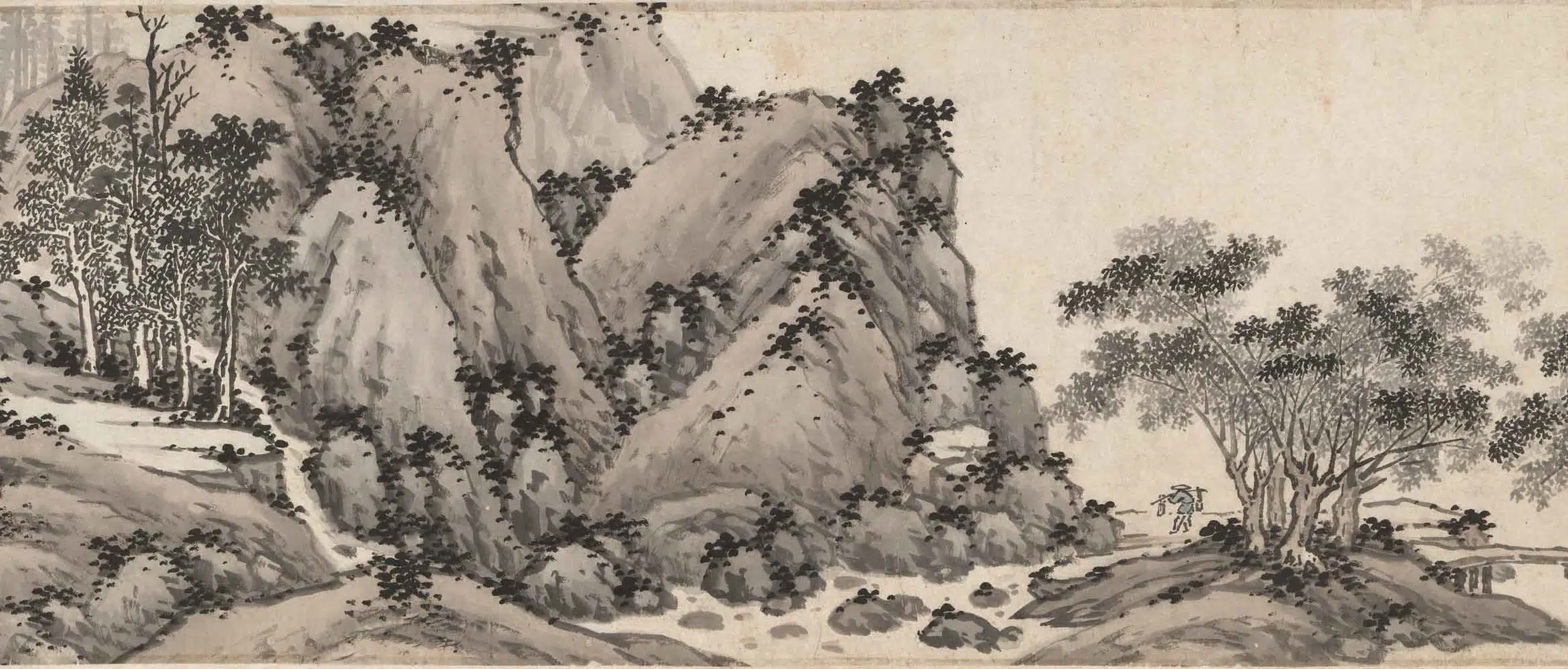 明朝【潘澄】《山水卷》 第2张 明朝【潘澄】《山水卷》 第2张