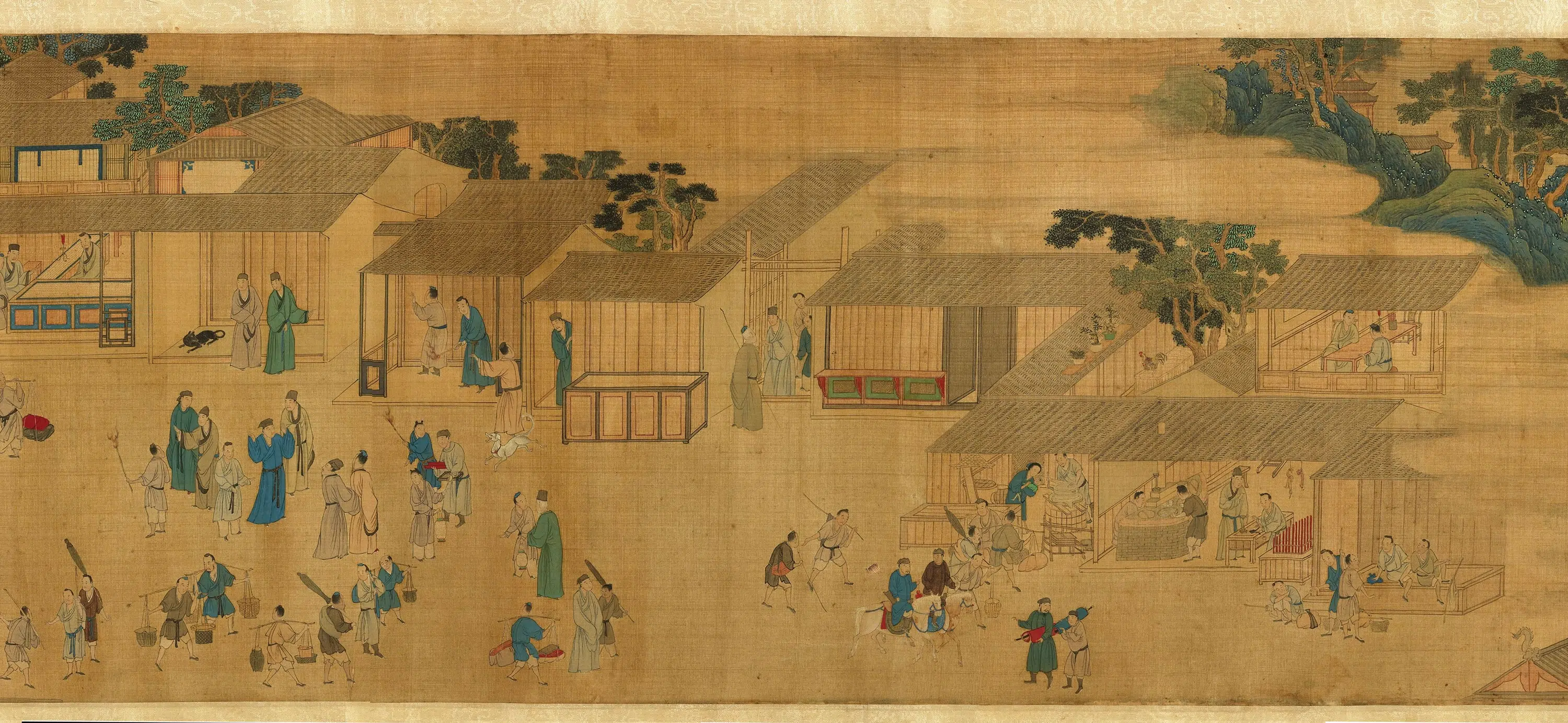 清代【梁亯（亨）】《观榜图卷》 第4张