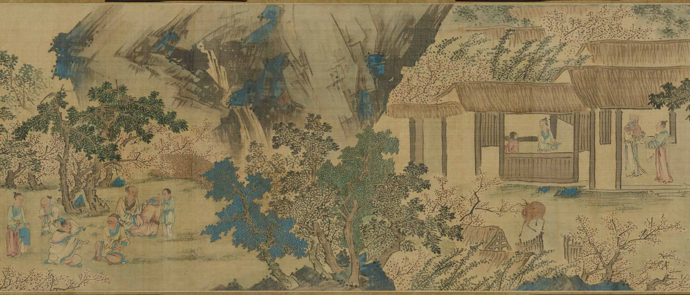 明朝【黄克晦】《桃花源图卷》 第3张 明朝【黄克晦】《桃花源图卷》 第3张