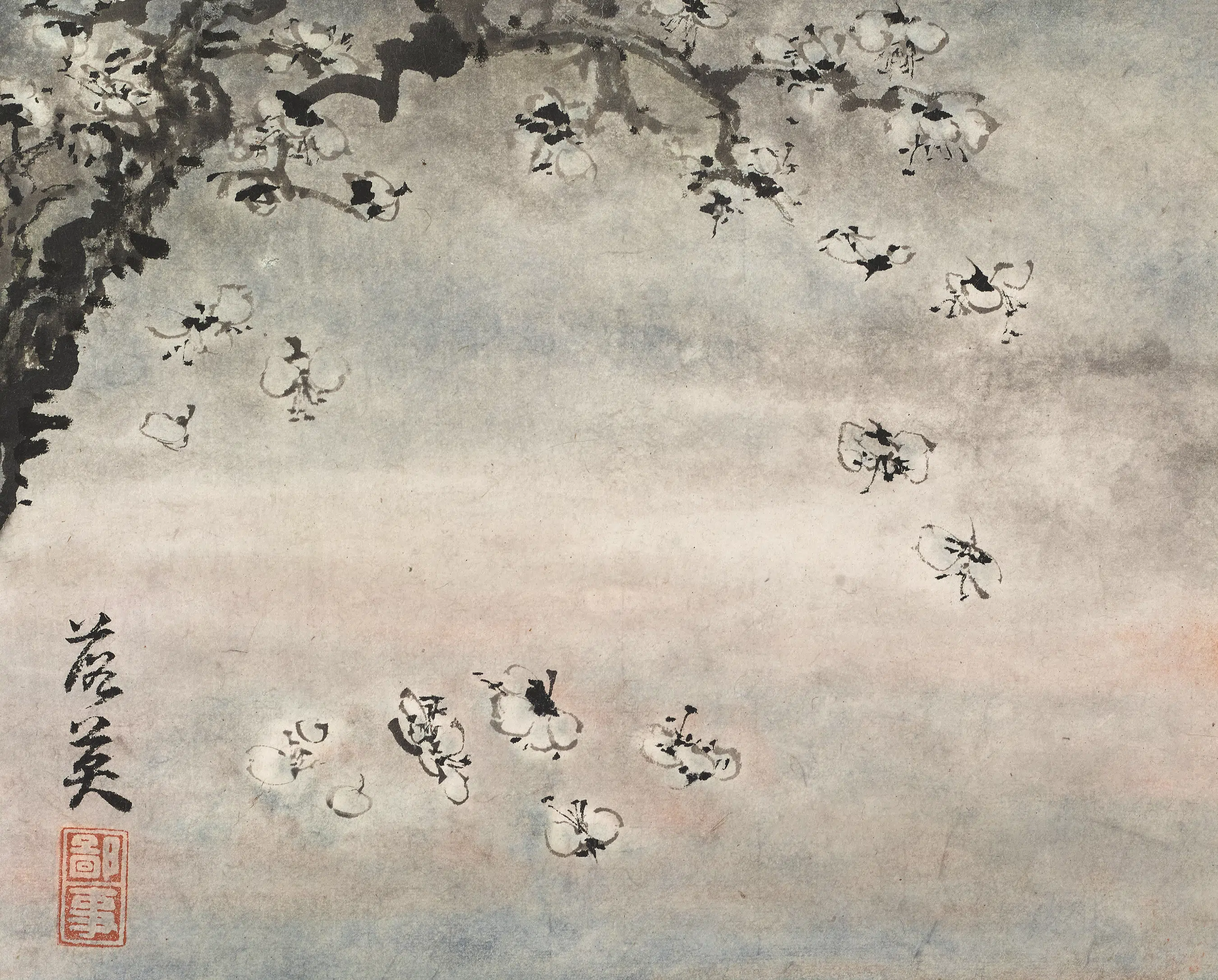 清代【高凤翰】《梅花诗画图册》 第12张 清代【高凤翰】《梅花诗画图册》 第12张