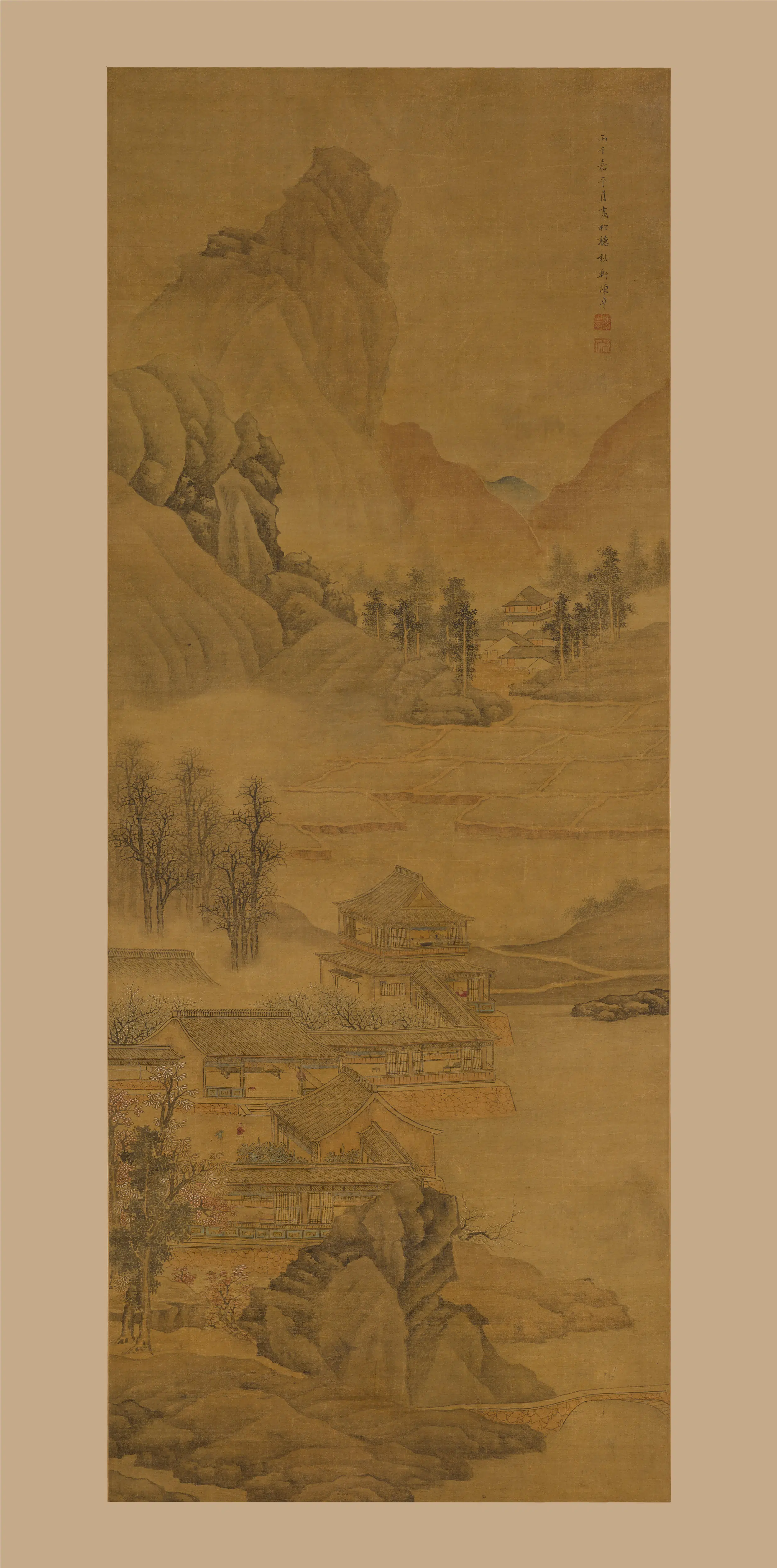 清代【陈卓】《岁朝图轴》 第1张 清代【陈卓】《岁朝图轴》 第1张