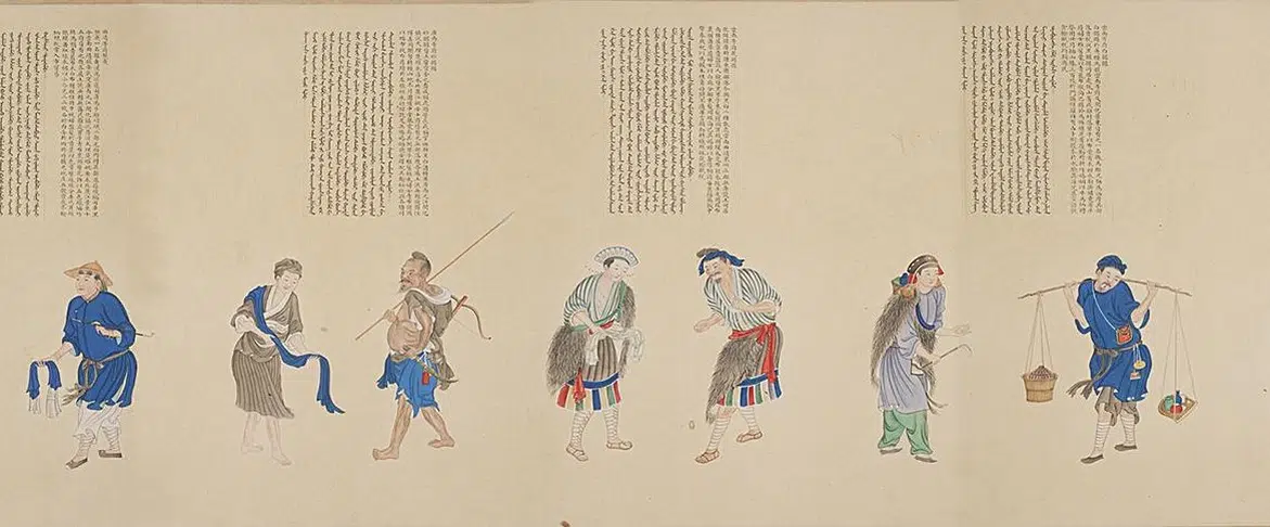 清代【清人】《画职贡图卷》 第13张