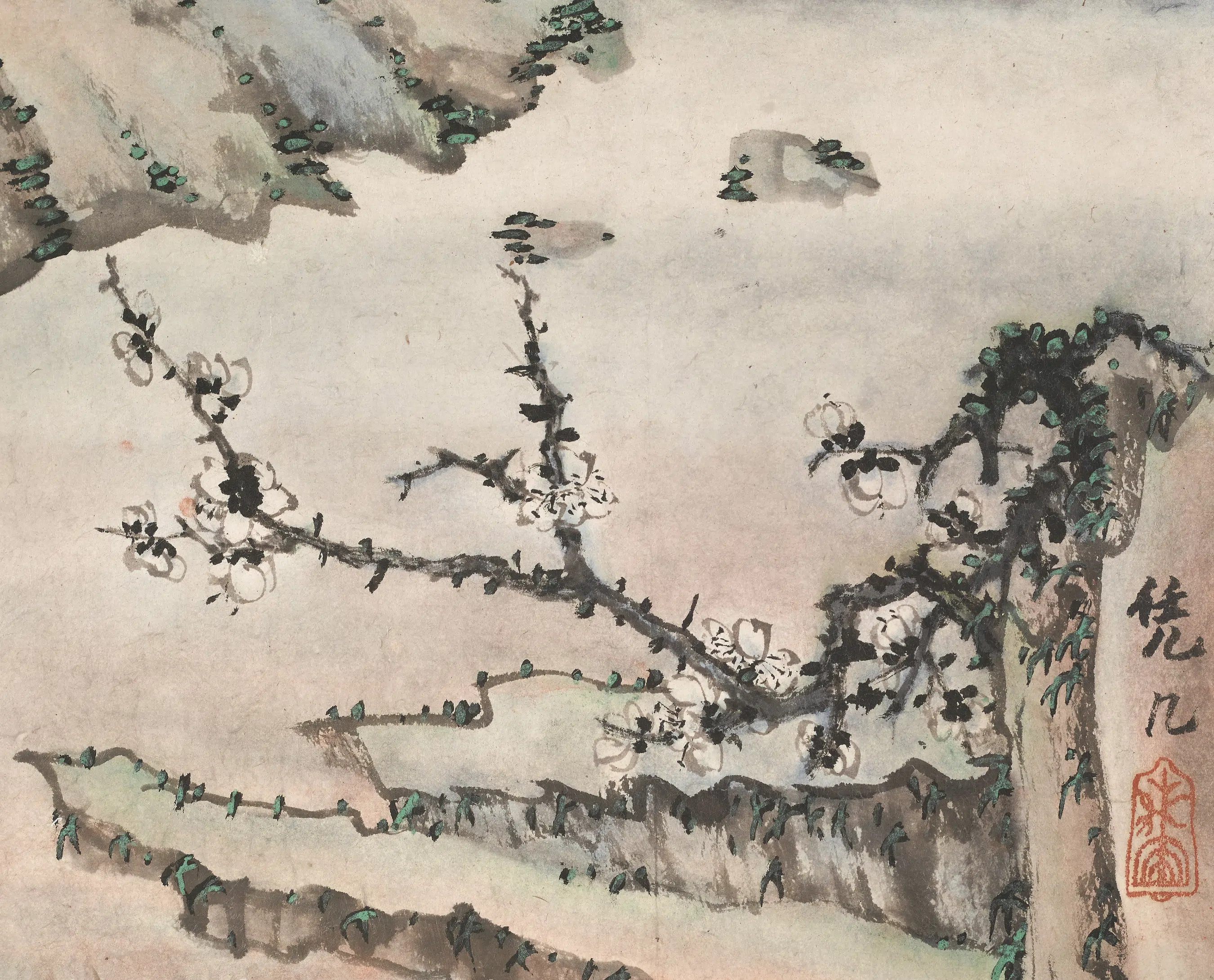 清代【高凤翰】《梅花诗画图册》 第14张 清代【高凤翰】《梅花诗画图册》 第14张