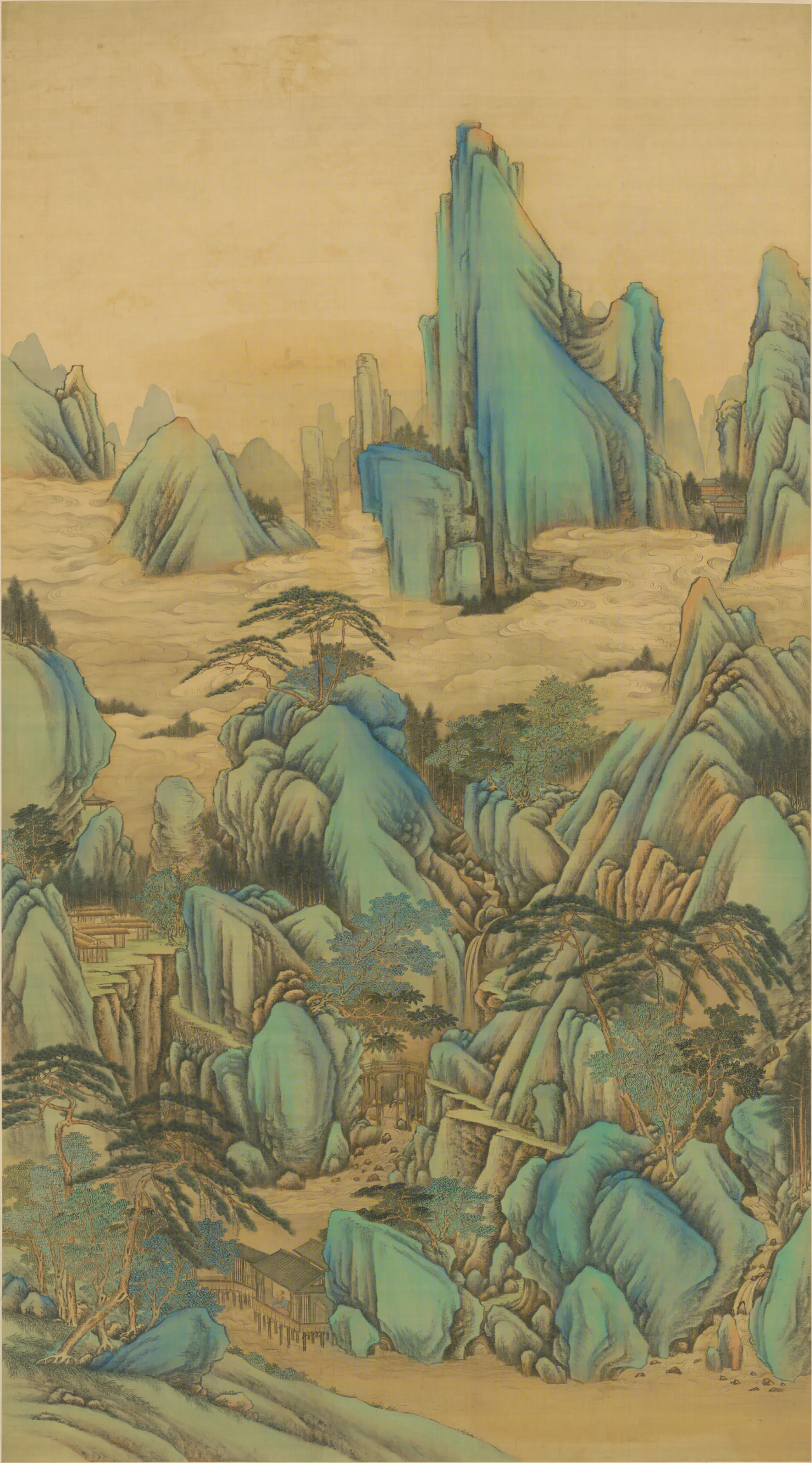 清代【爱新觉罗胤禛-清世宗雍正皇帝】《清人画行乐图轴（8开）》 第8张