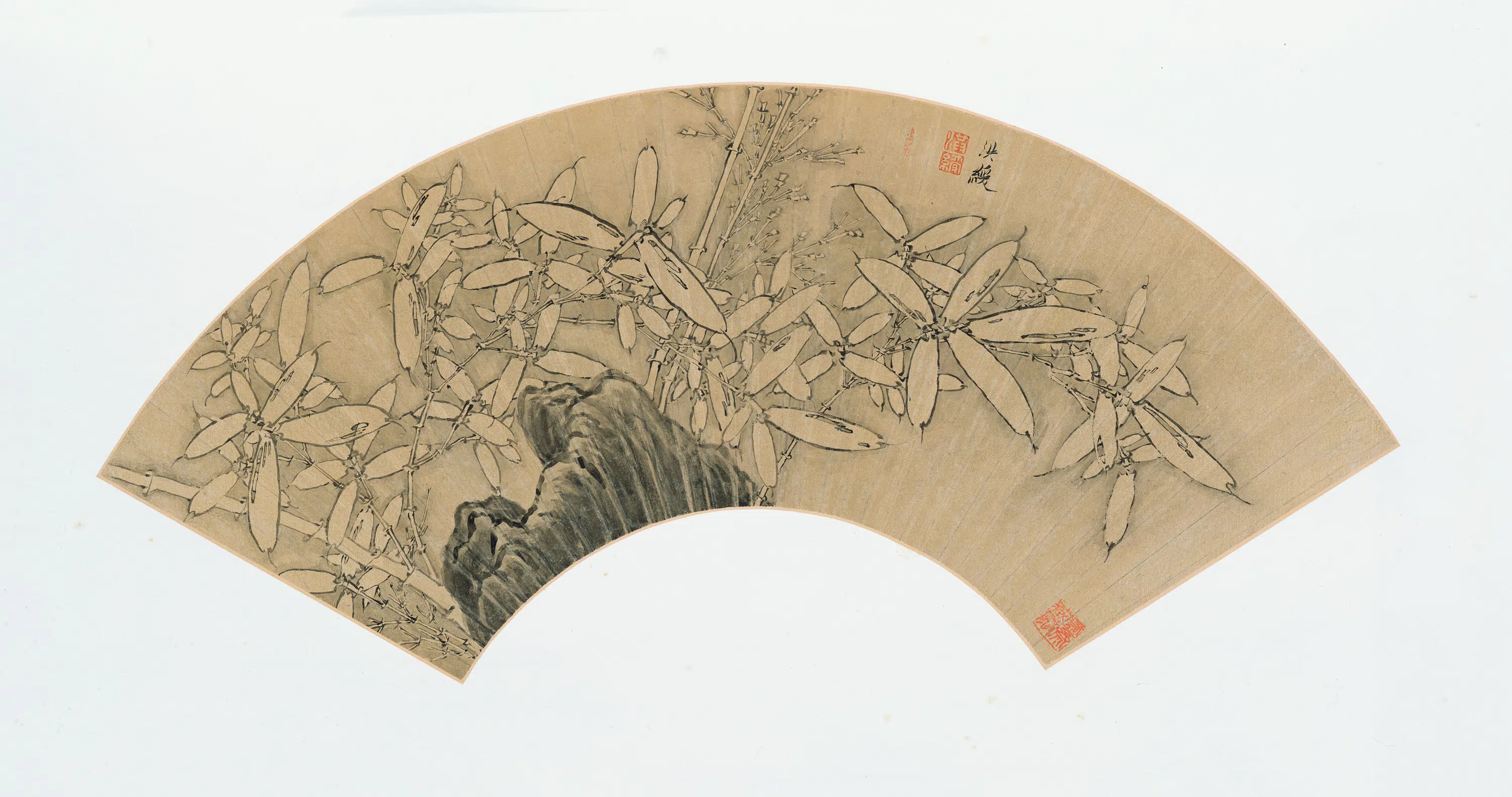 明朝【陈洪绶】《花卉扇册》