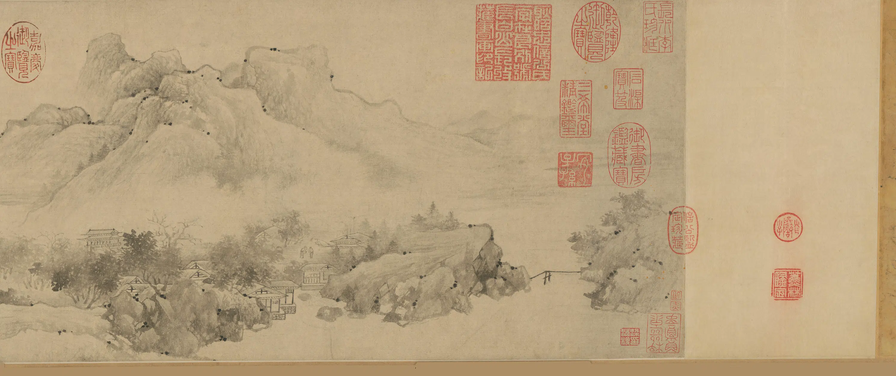 明朝【王绂】《陈叔起合作潇湘秋意图卷》 第3张