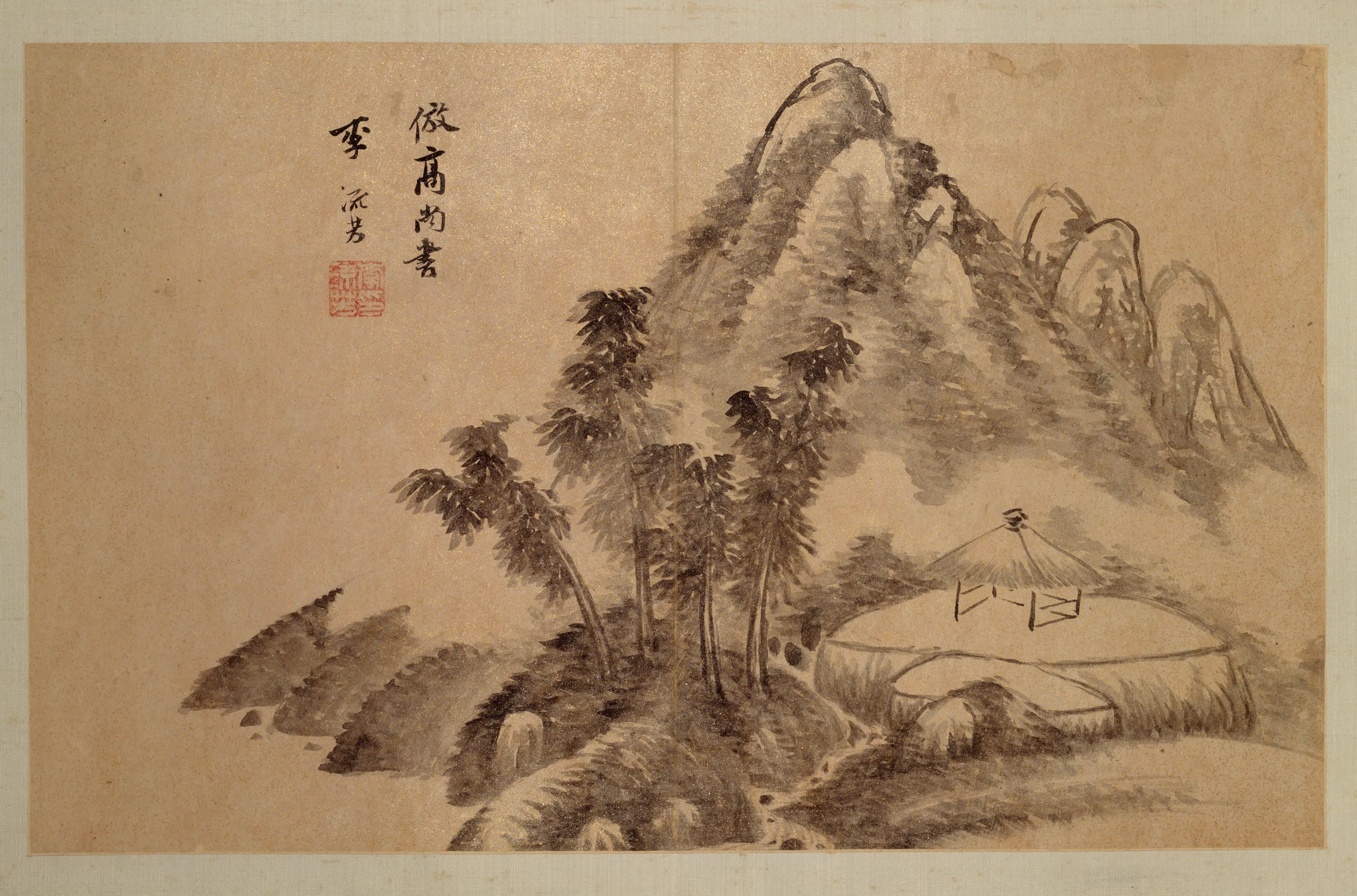 明朝【李流芳】《山水图册（7开）》 第5张