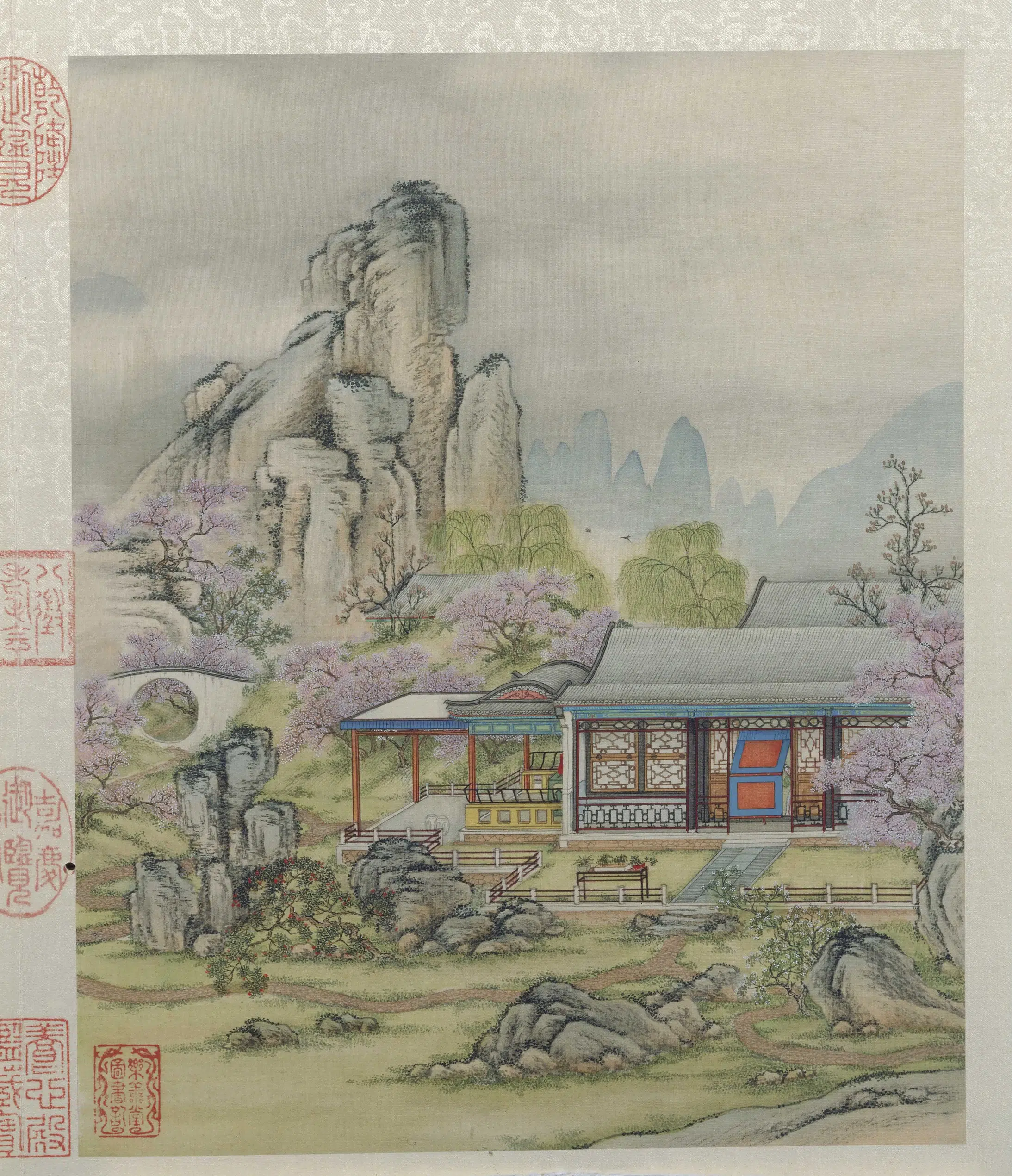 清代【陈枚】《山水楼阁图册十二开》 第3张