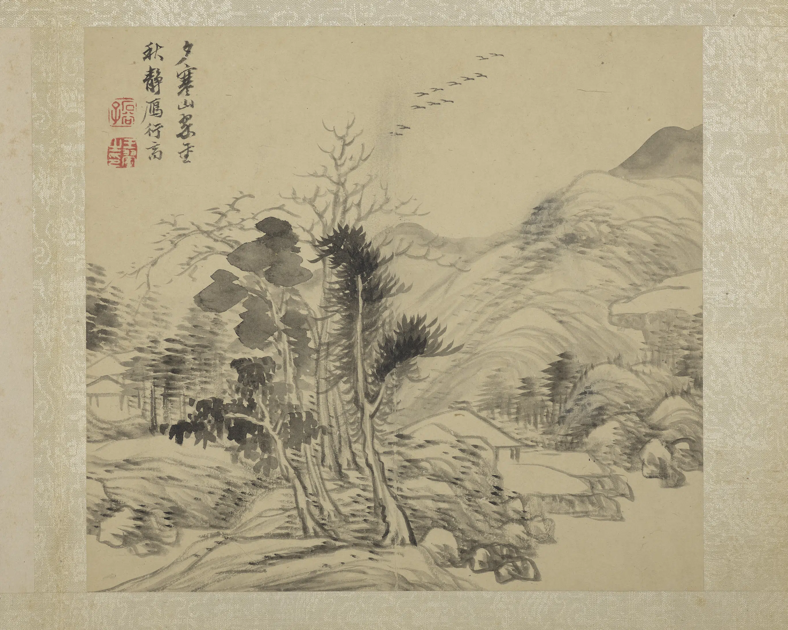 清代【恽寿平】《画山水册-3》 第6张