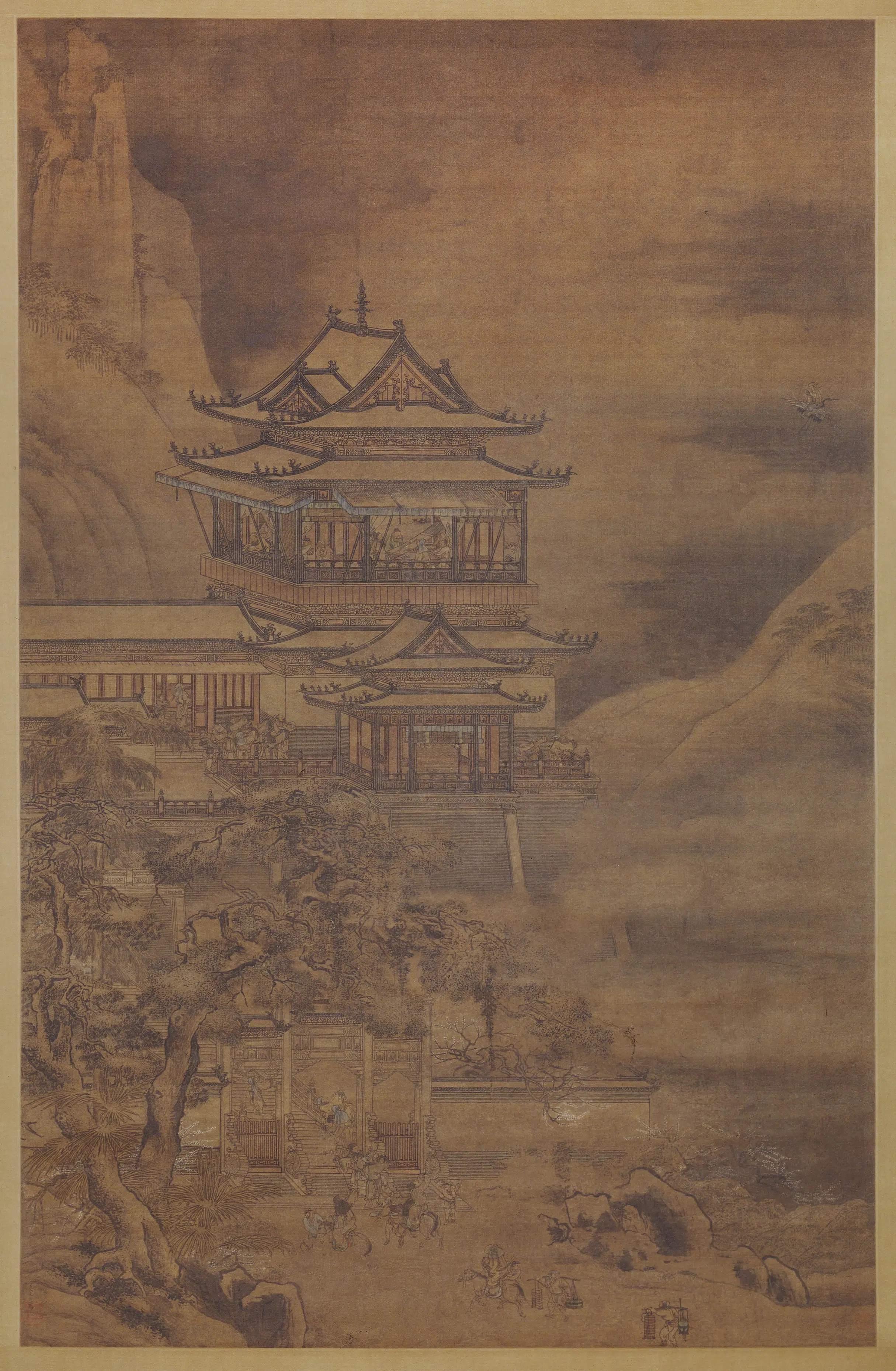 清代【查士标】《仿古山水图册-1》