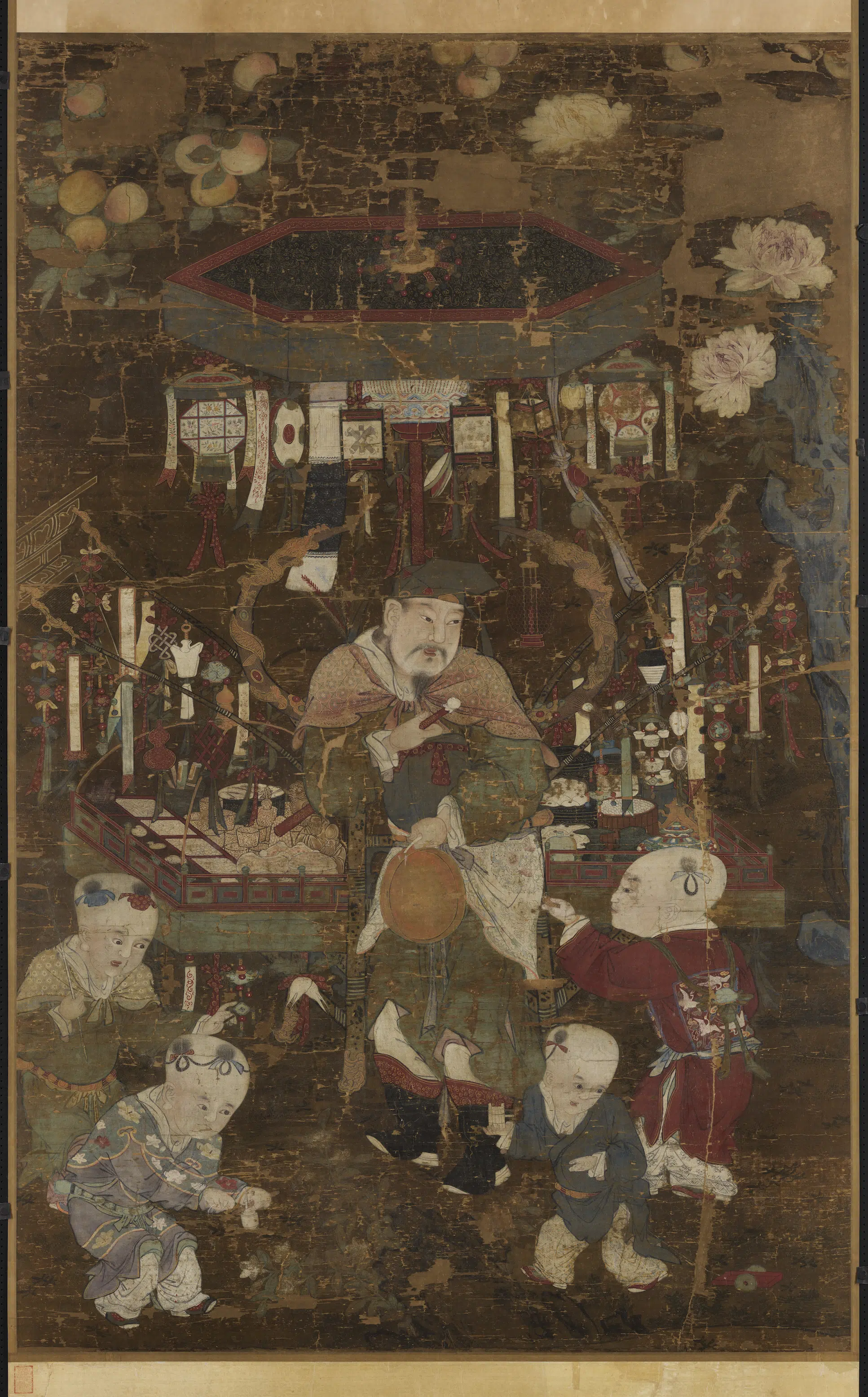 【佚名】《货郎图轴》