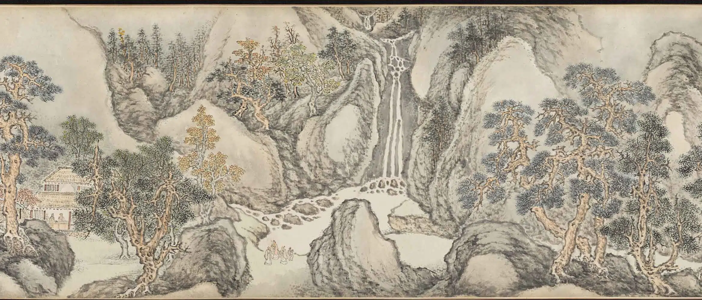 明朝【蒋蔼】《云山变幻图卷》 第12张