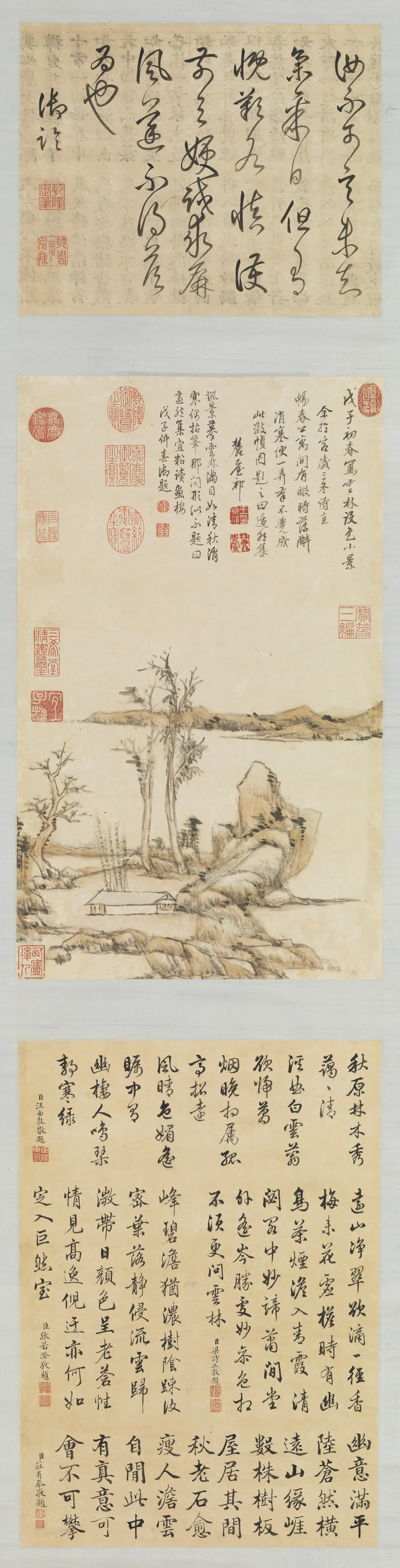 清代【王原祁】《画山水图轴-3》