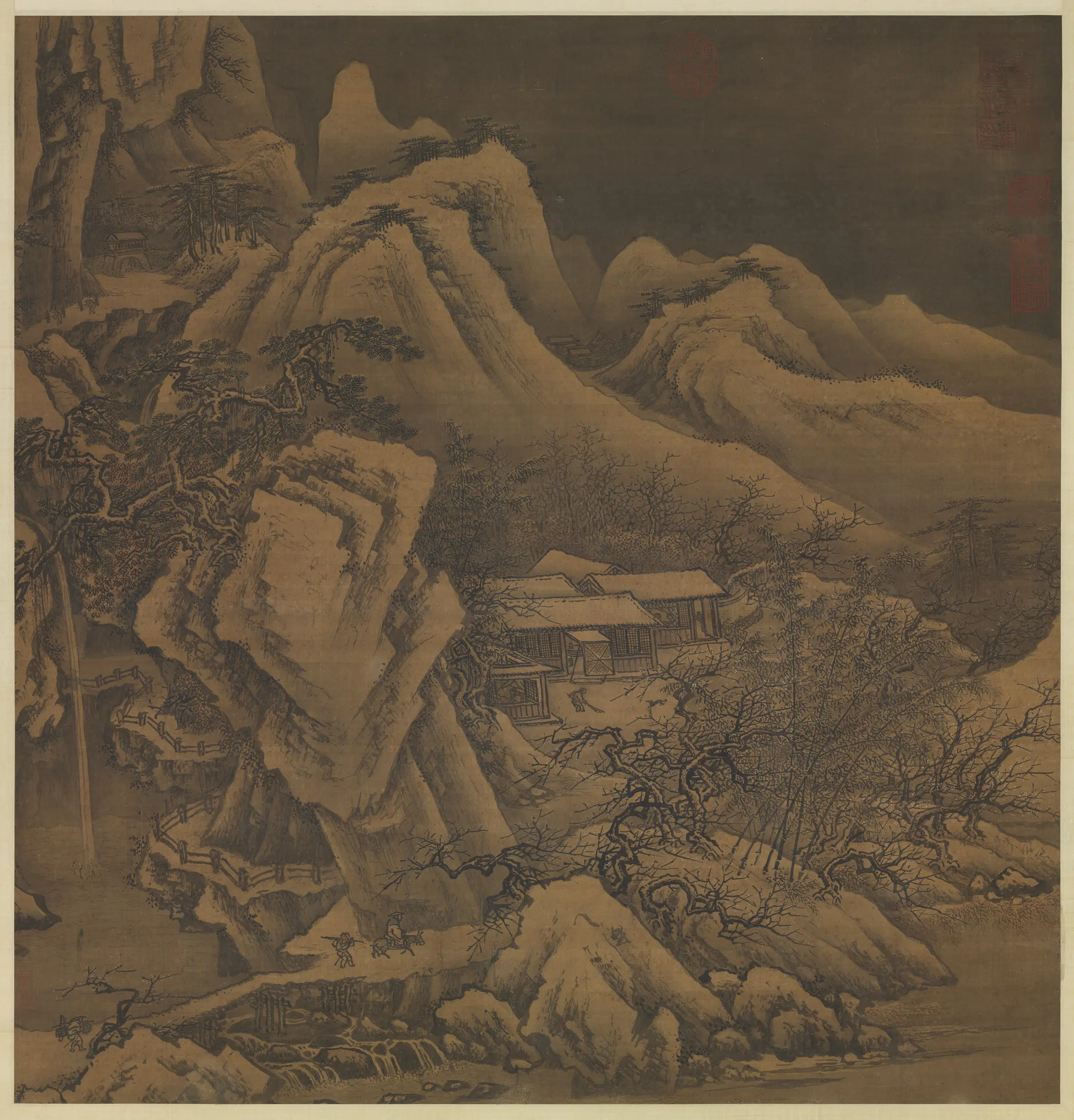南宋【马远】《山水图轴》