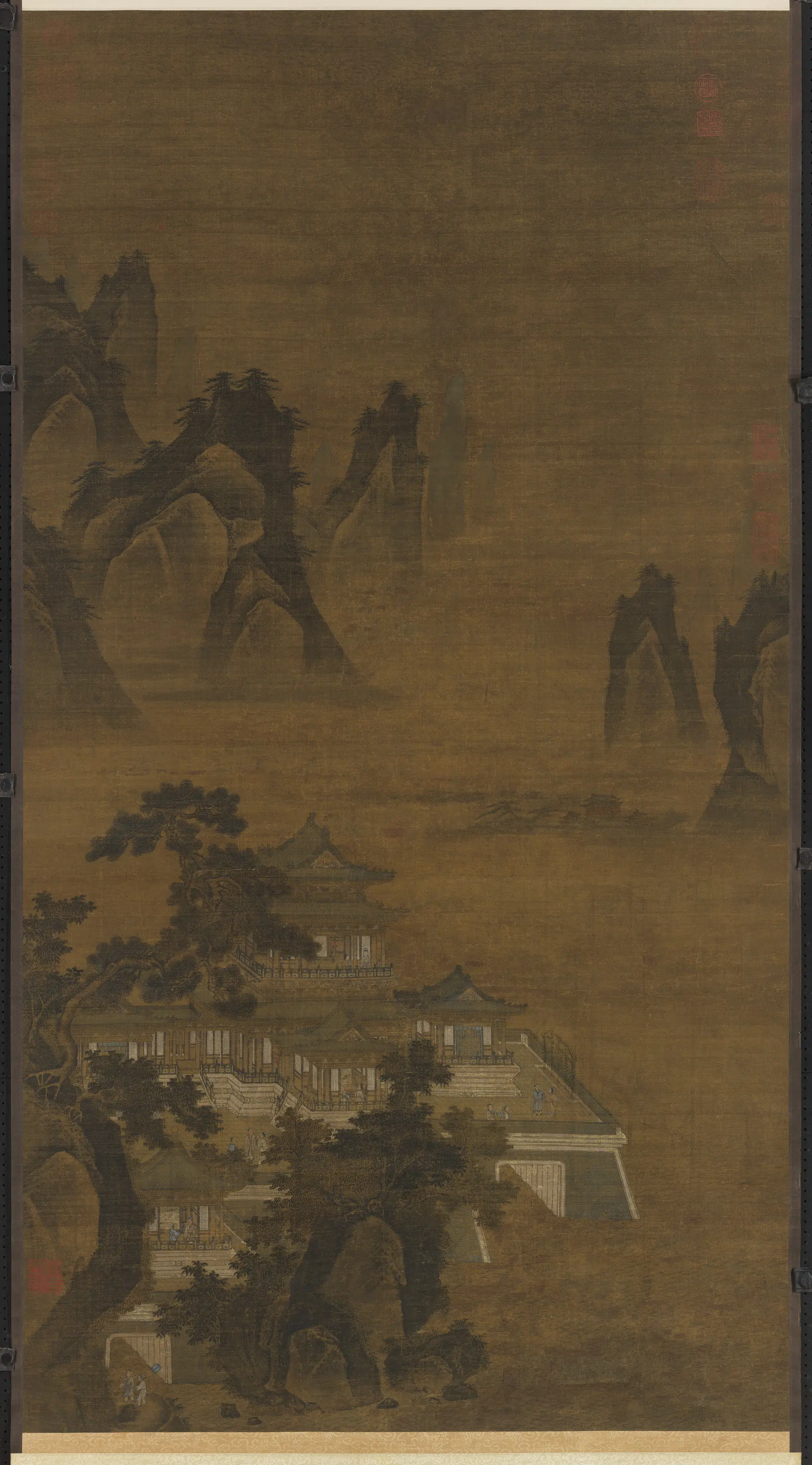 宋代《宋人画琼台仙侣图轴》 第1张 宋代《宋人画琼台仙侣图轴》 第1张