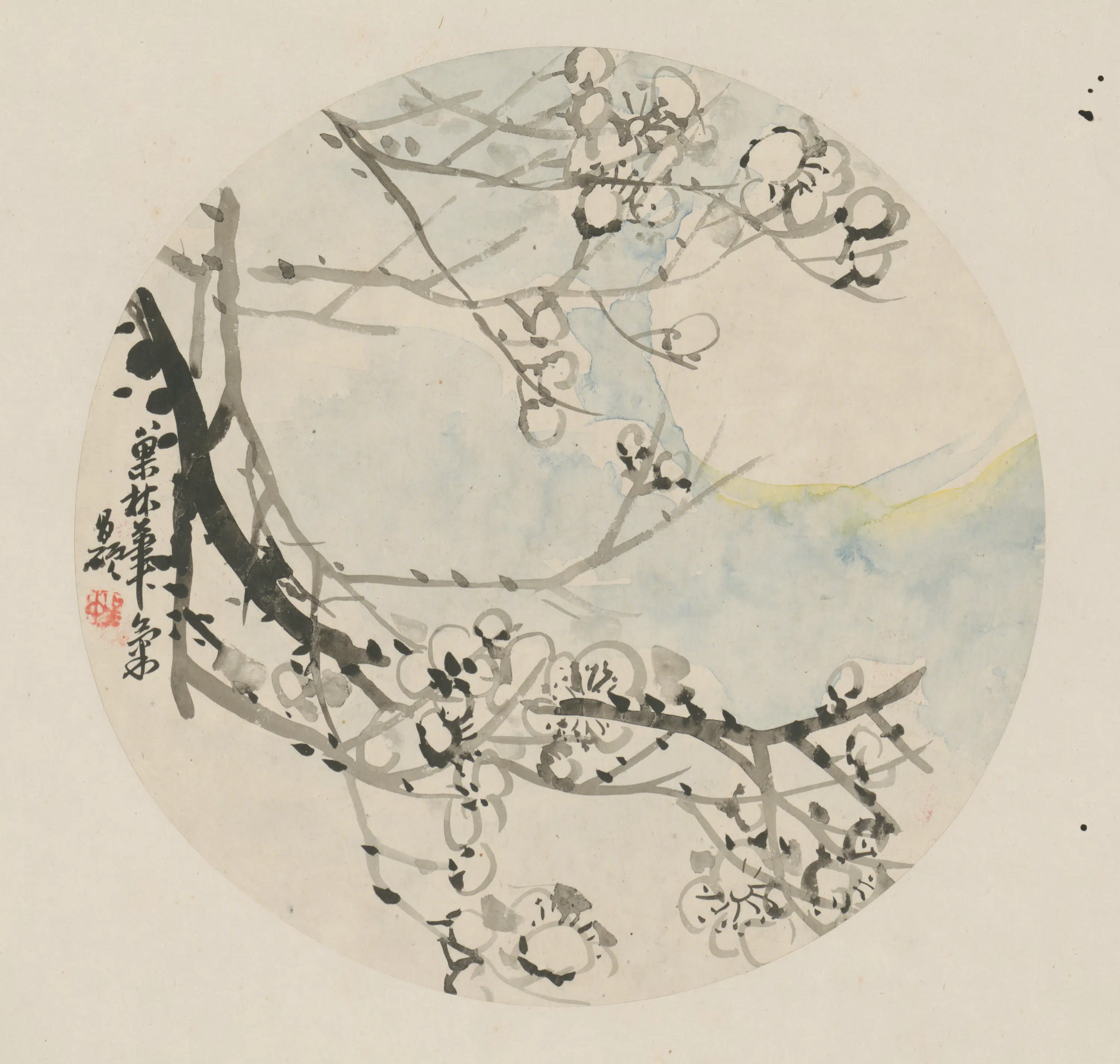 清代【吴俊卿】《花卉册》 第2张