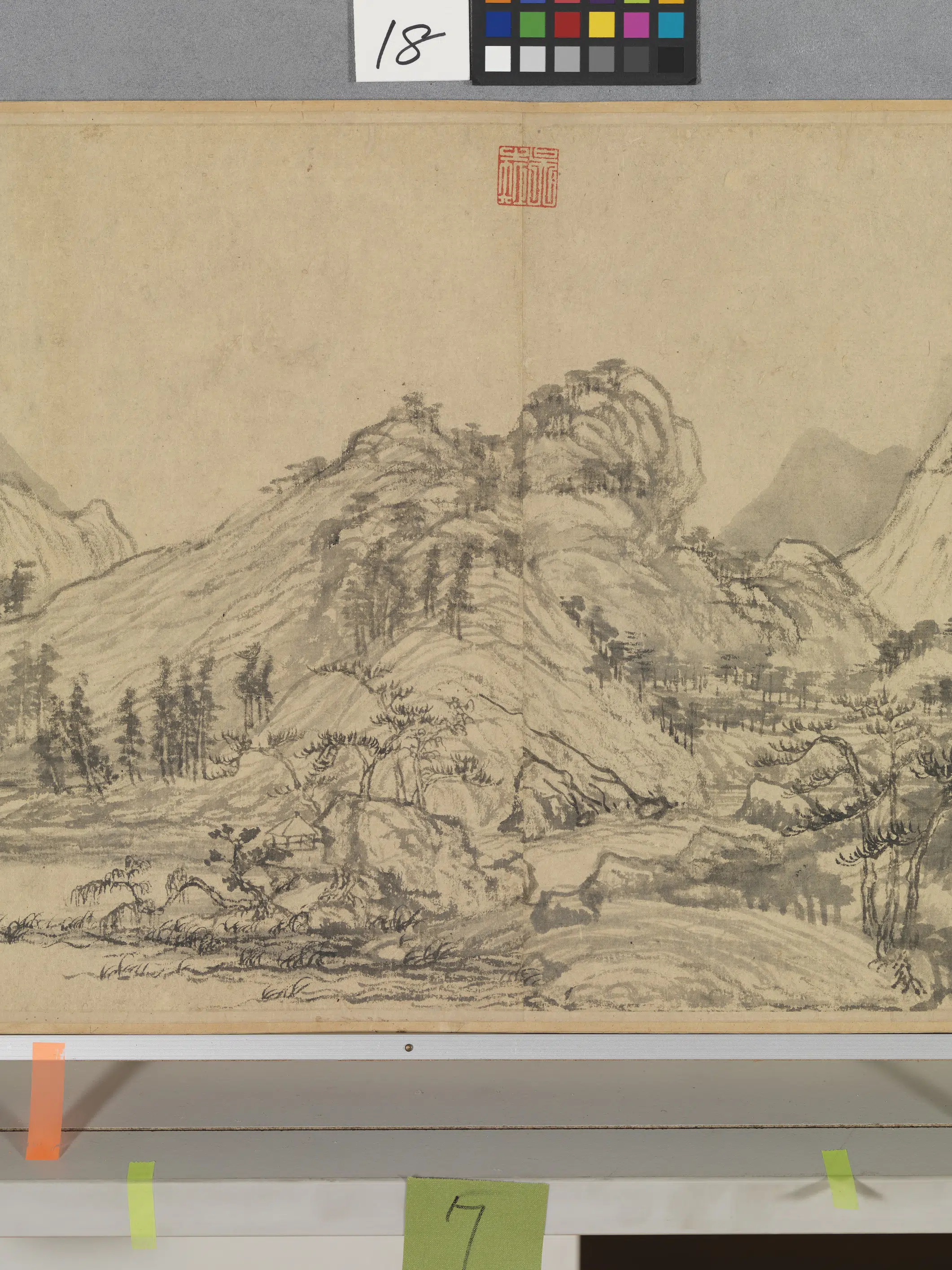 元代【黄公望】《富春山居图子明卷》 第9张 元代【黄公望】《富春山居图子明卷》 第9张