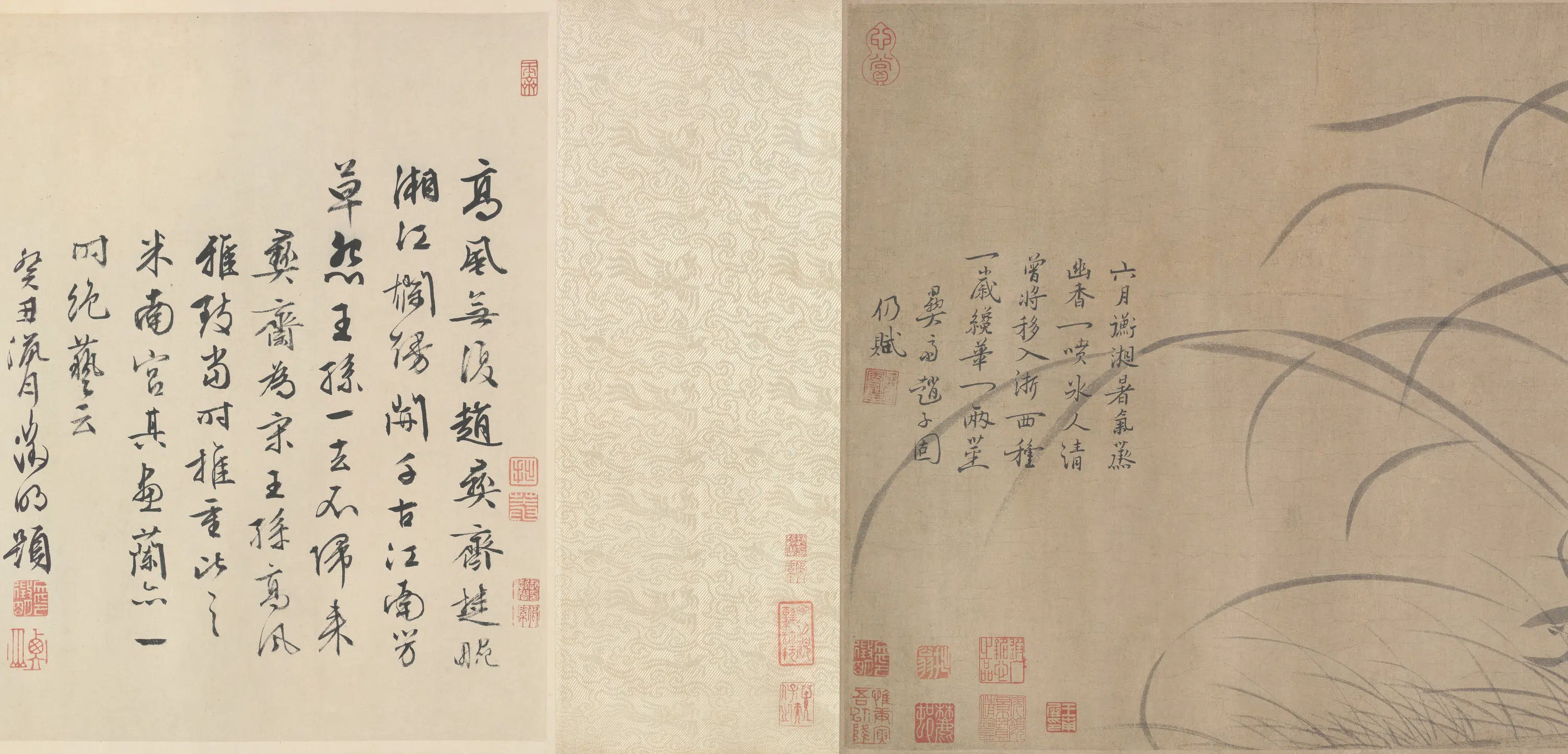 宋代【赵孟坚】《墨兰图卷》 第4张