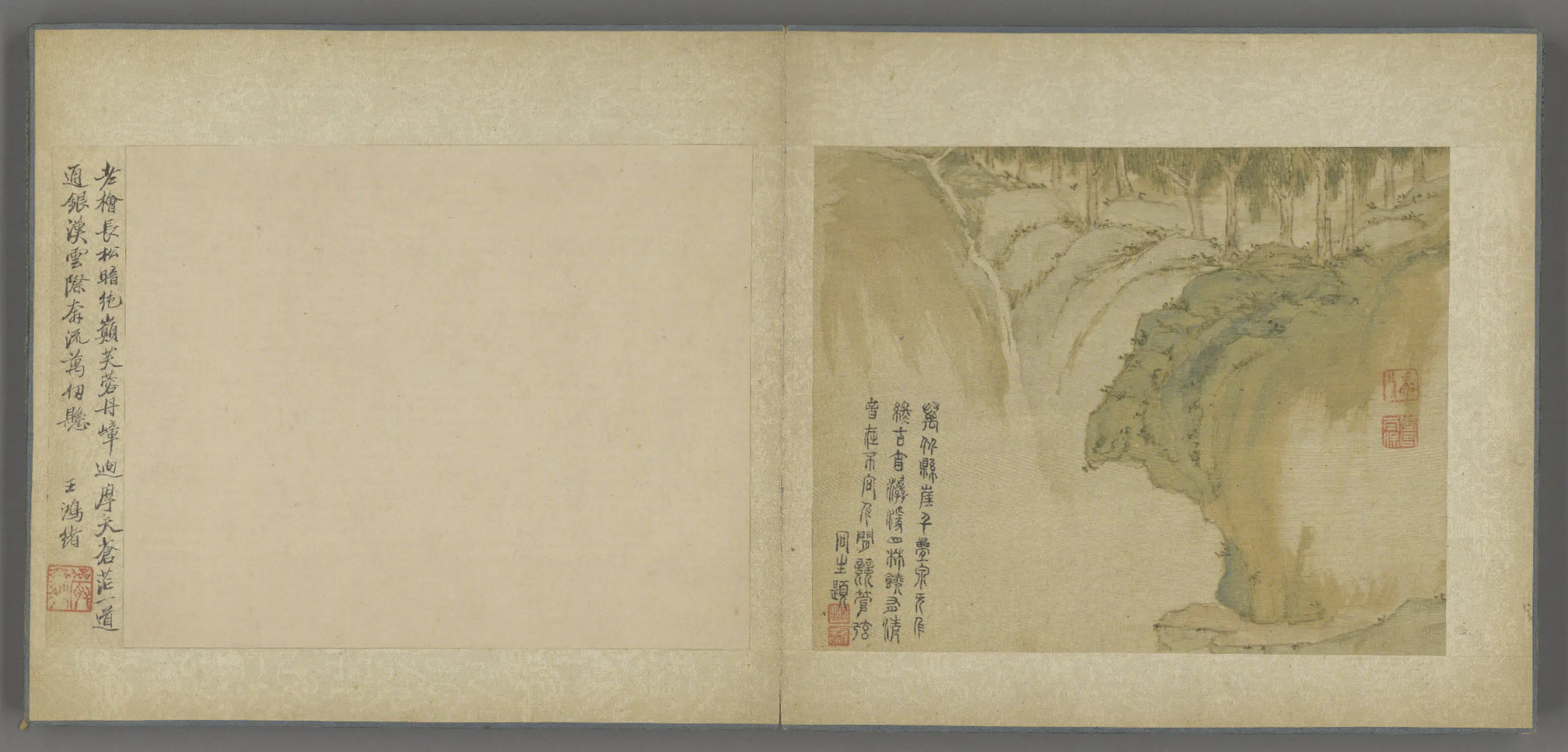 清代【王崇简】《山水图册》