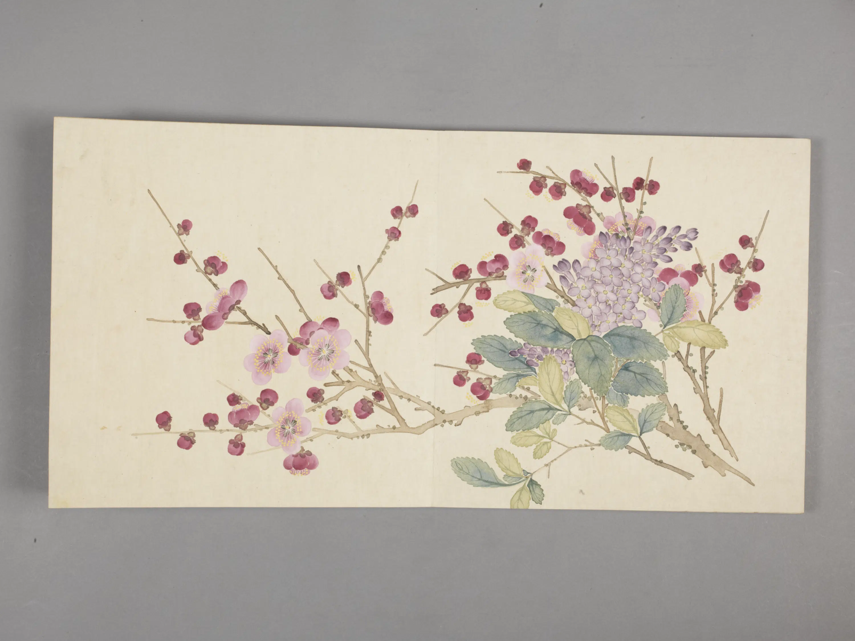 清代【董诰】《花卉小册(11开)》 第8张 清代【董诰】《花卉小册(11开)》 第8张