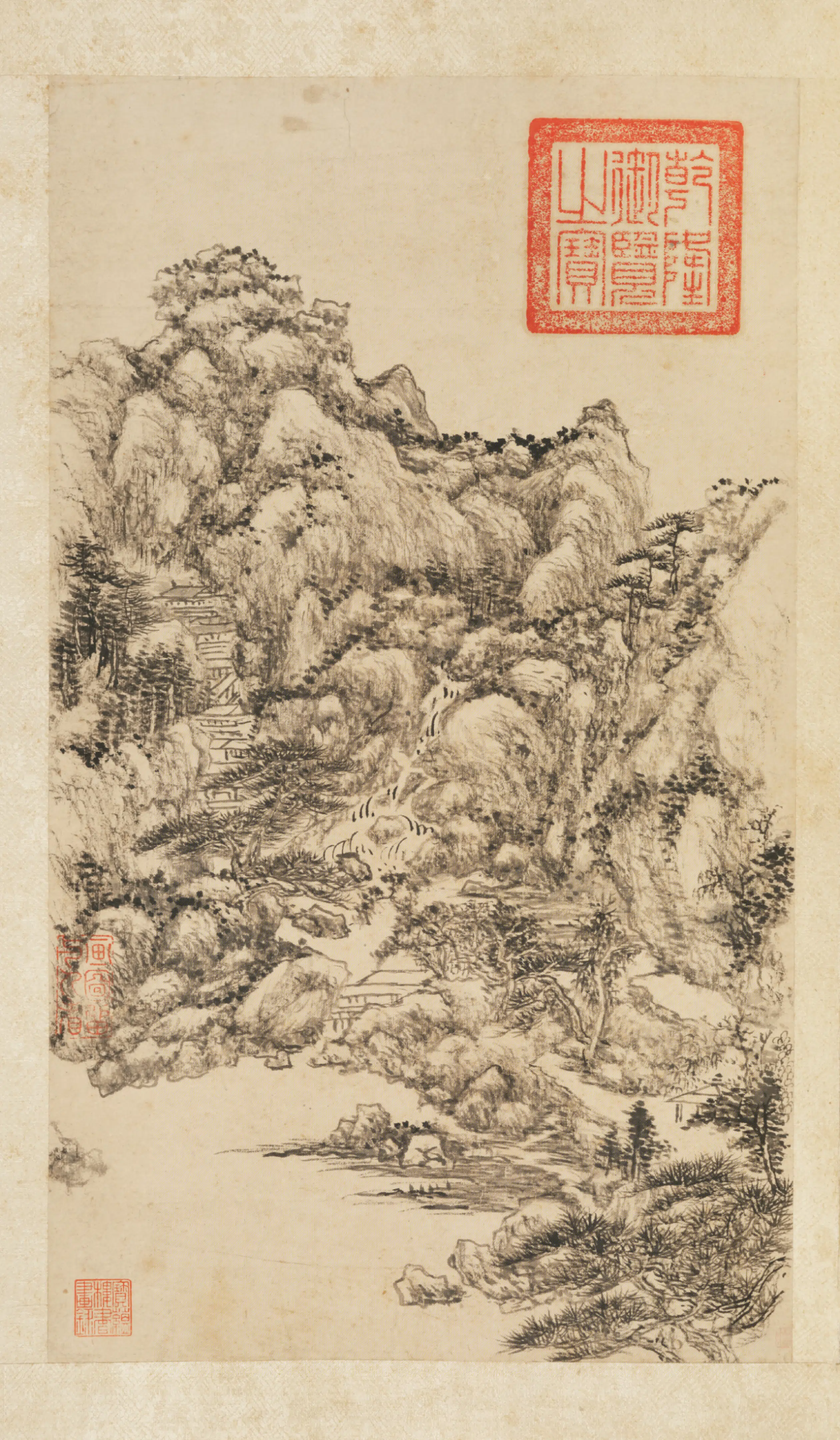 清代【王原祁】《山水册-1（12开）》