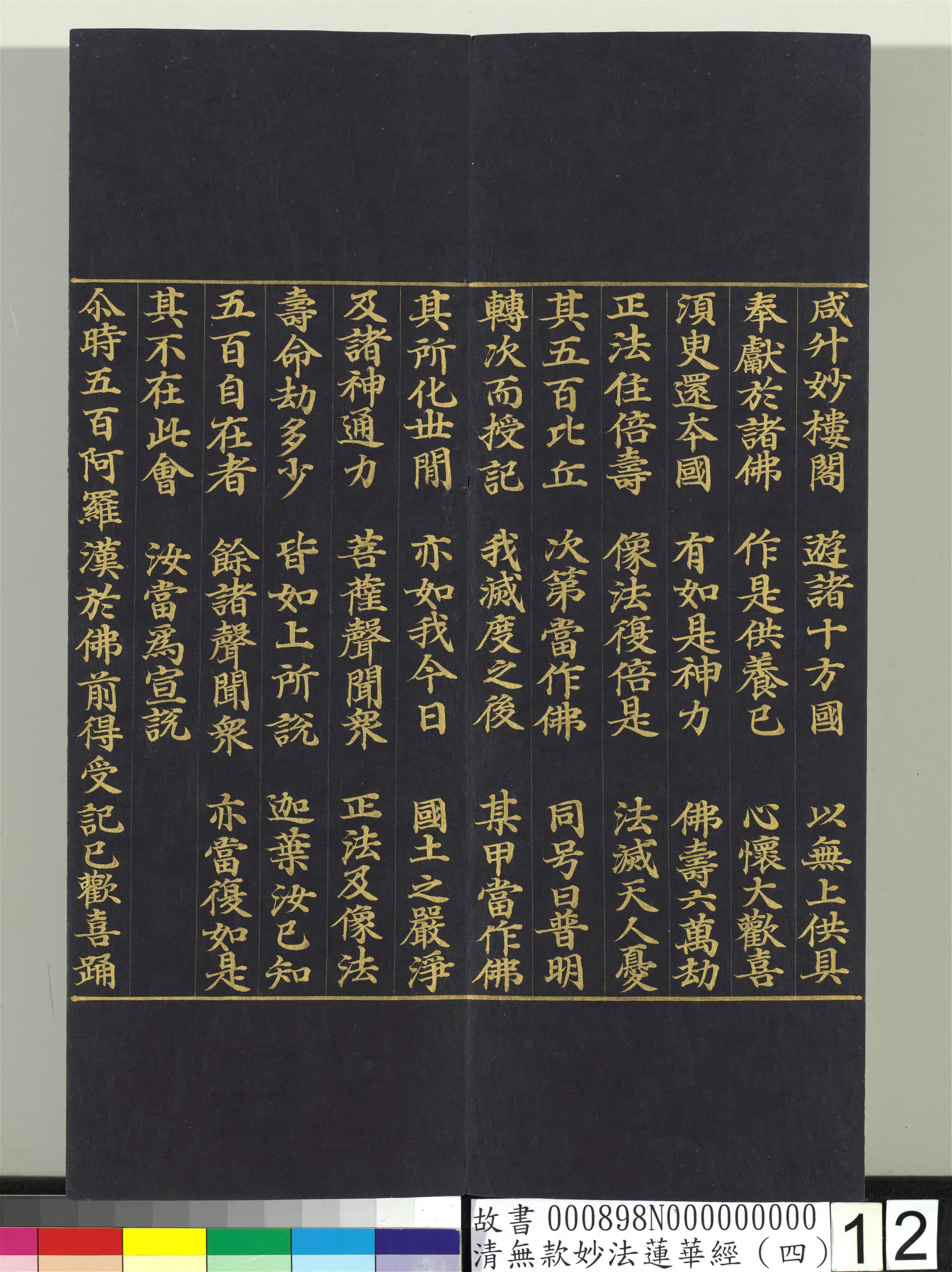 《无款妙法莲华经（四）册》 第3张