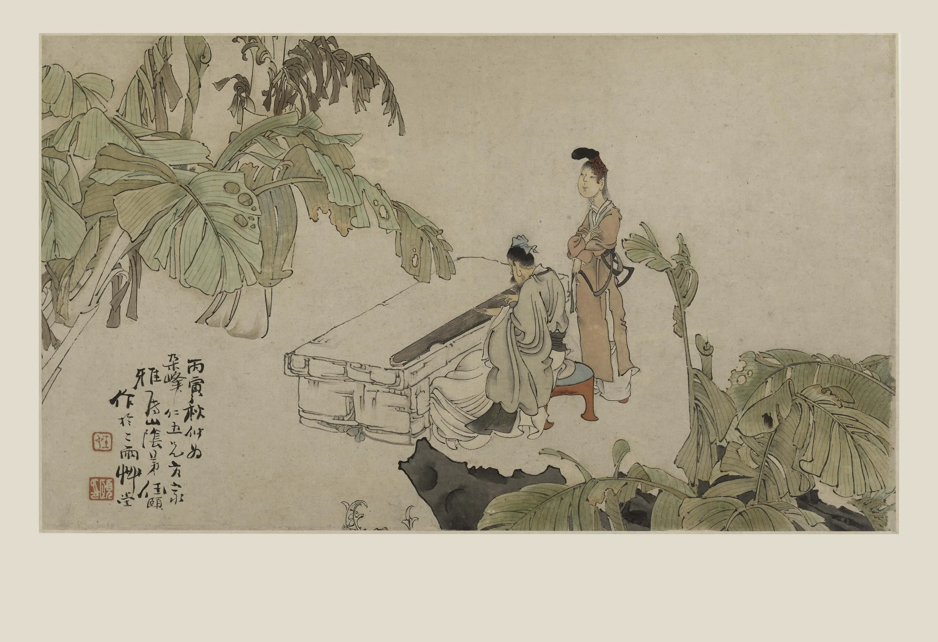 清代【任伯年（任颐）】《人物散页》