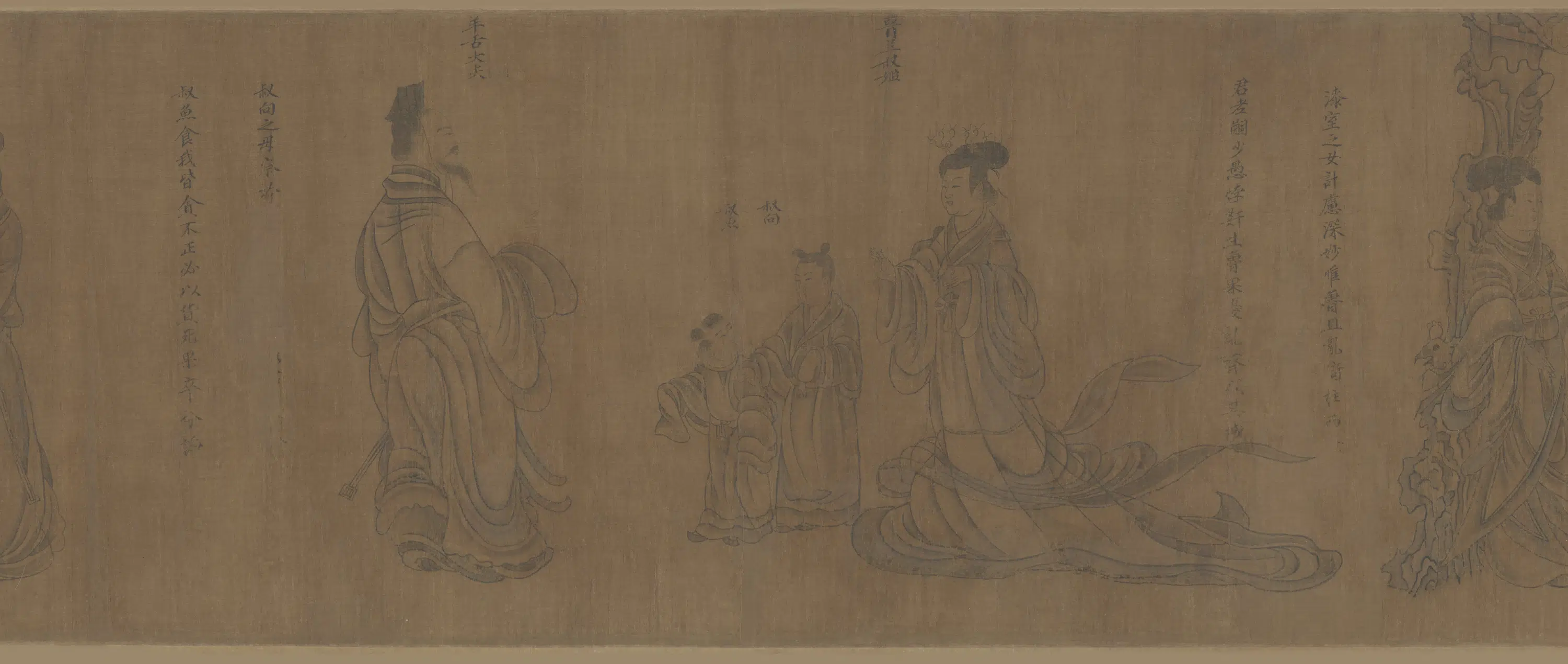 东晋【顾恺之】《列女仁智图卷（宋摹）》 第12张