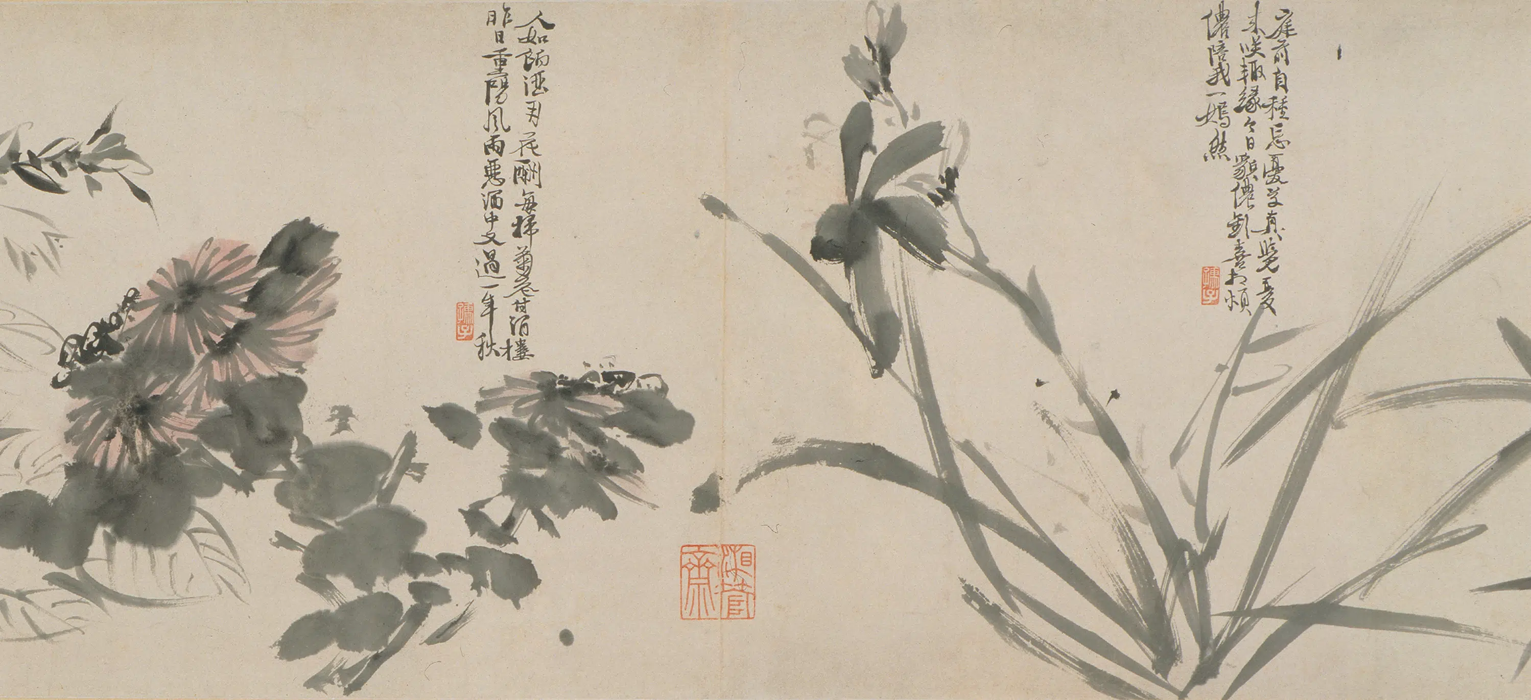 明朝【徐渭】《花卉图卷》 第4张 明朝【徐渭】《花卉图卷》 第4张