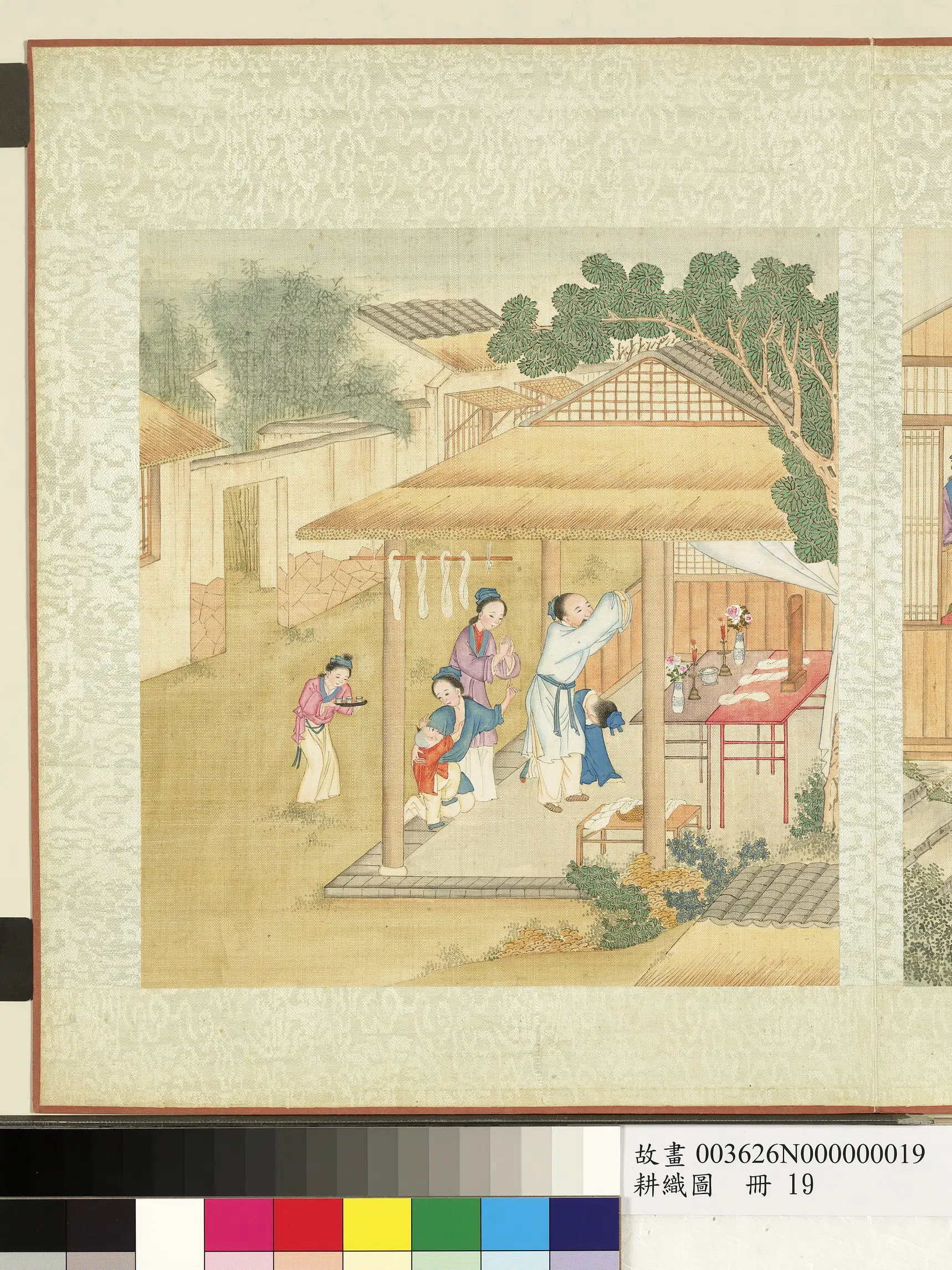 《耕织图册-祀谢》