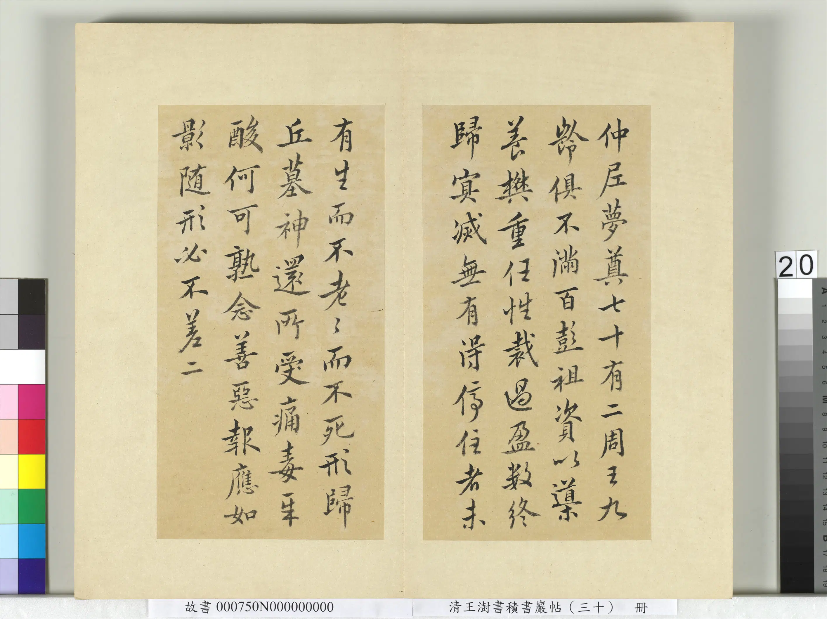 清代【王澍】《书积书岩帖(三十)册》 第14张 清代【王澍】《书积书岩帖(三十)册》 第14张