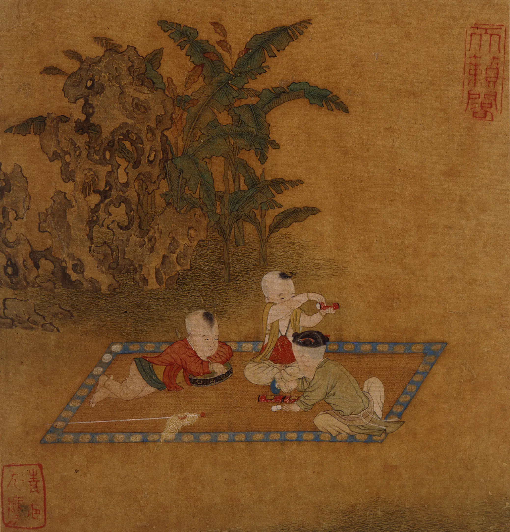 明朝【仇英】《临宋人画册》 第2张