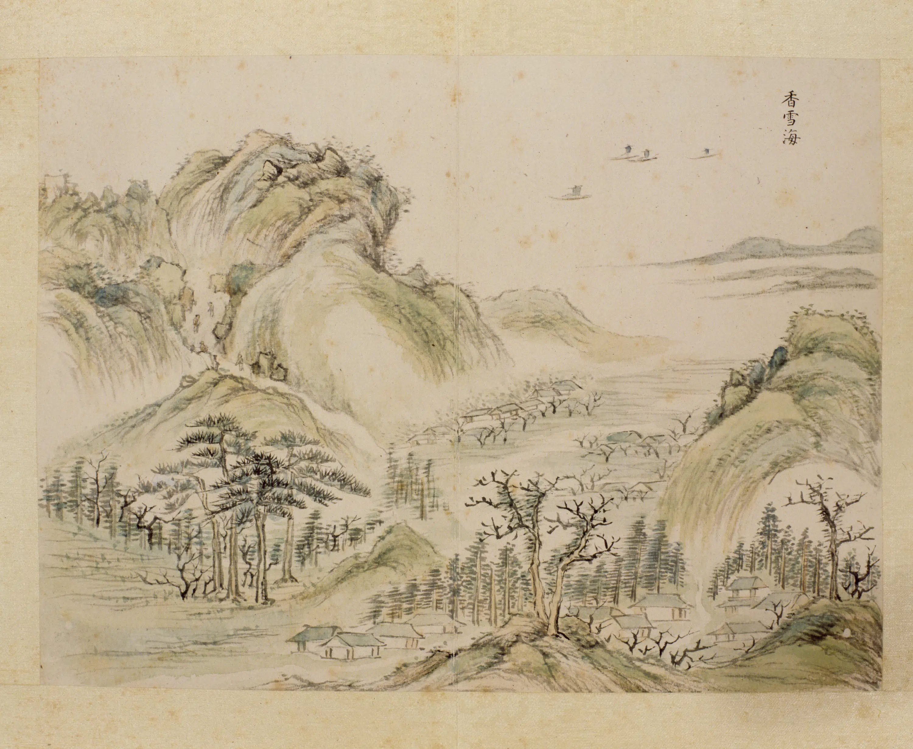 清代【彭启丰】《吴郡西山胜景册》