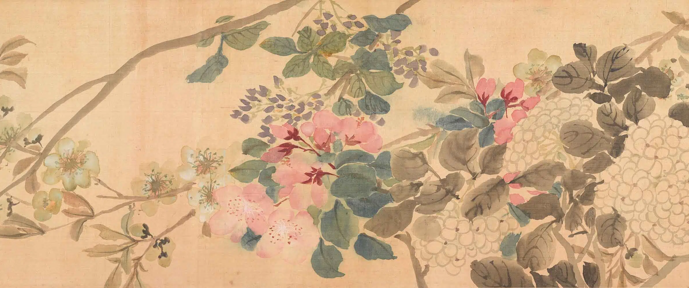 清代【任熊】《花卉图卷》 第11张