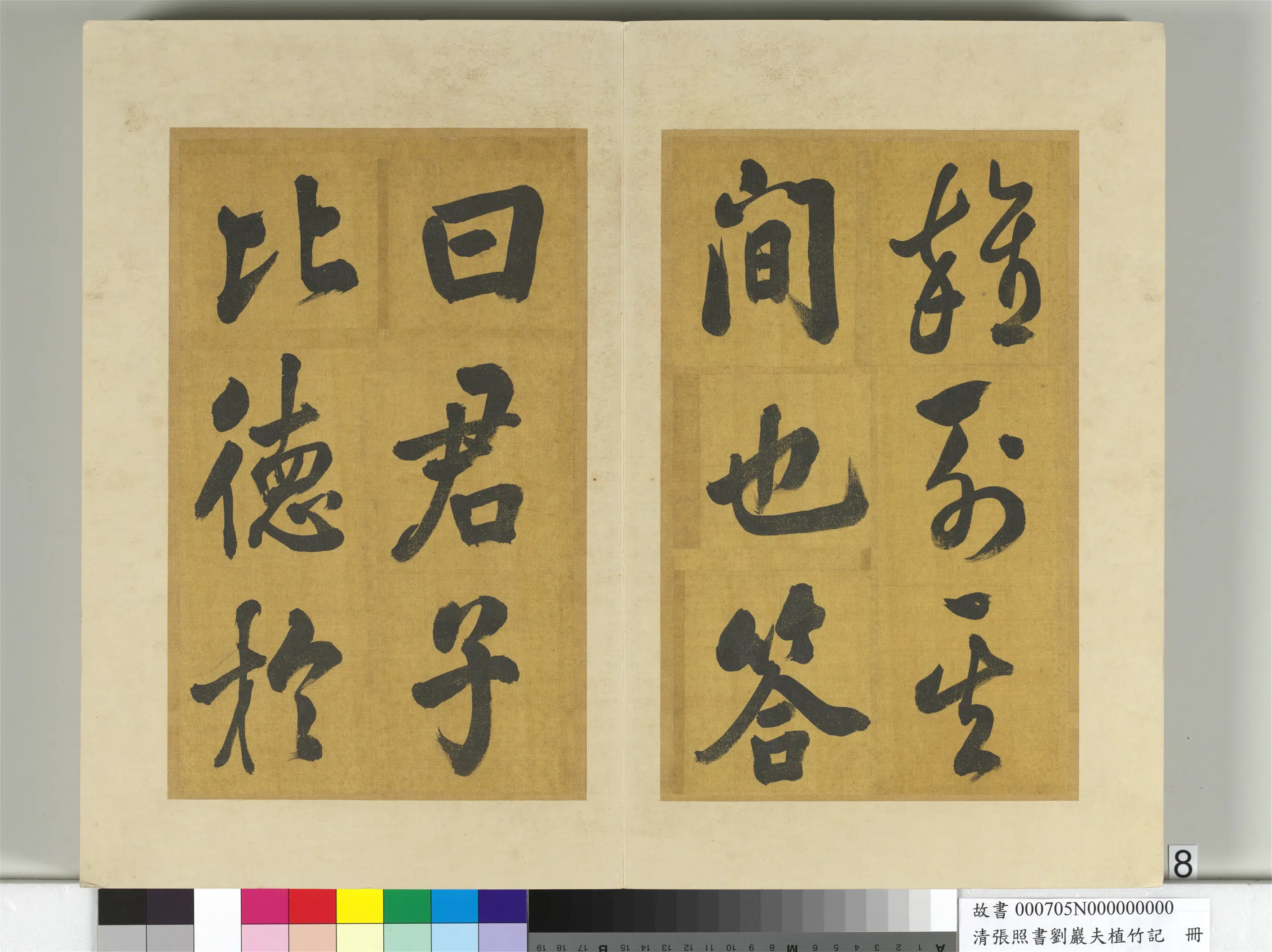清代【张照】《书刘岩夫植竹记册》 第28张