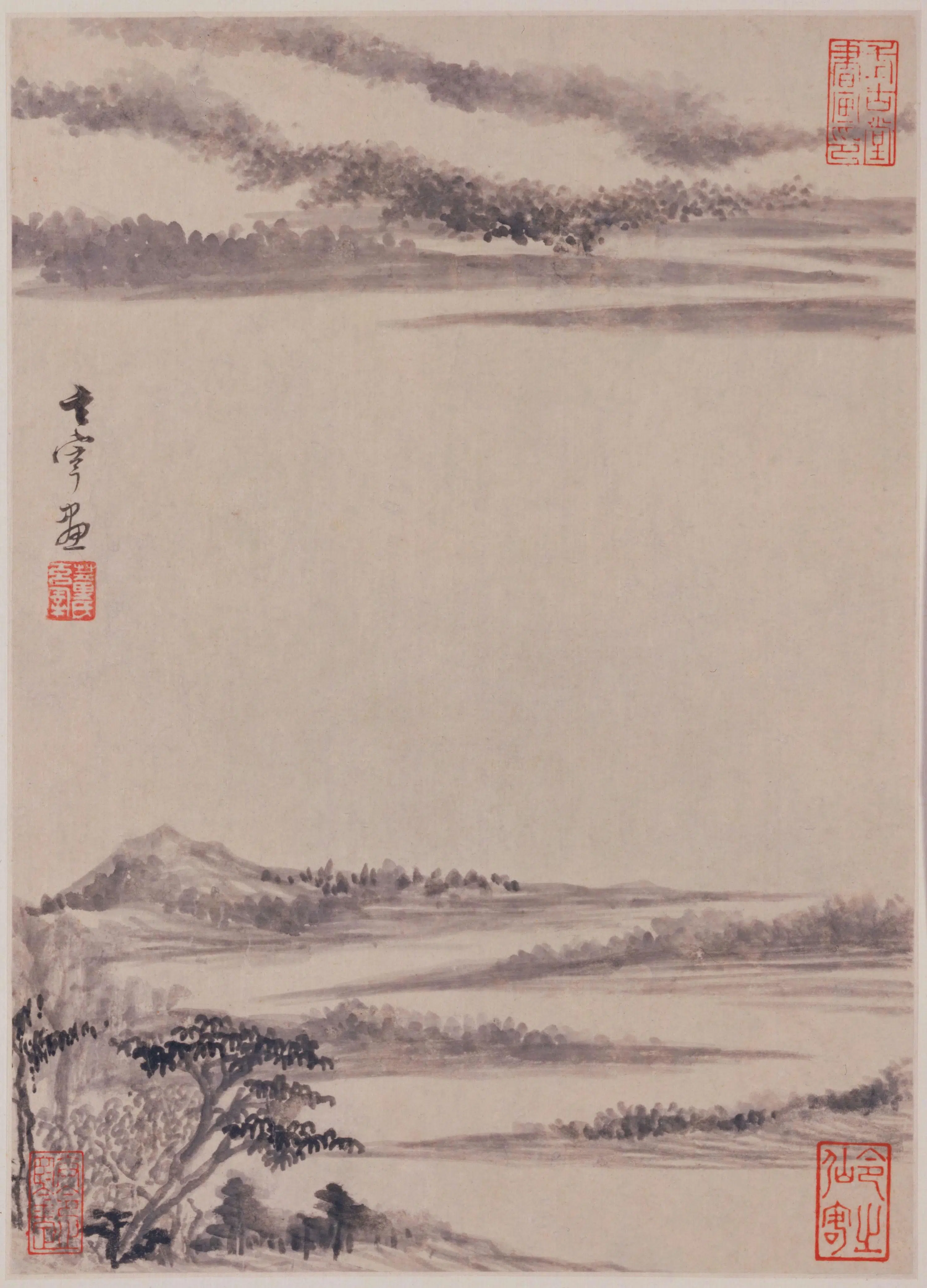 明朝【董其昌】《山水图册（8开）》