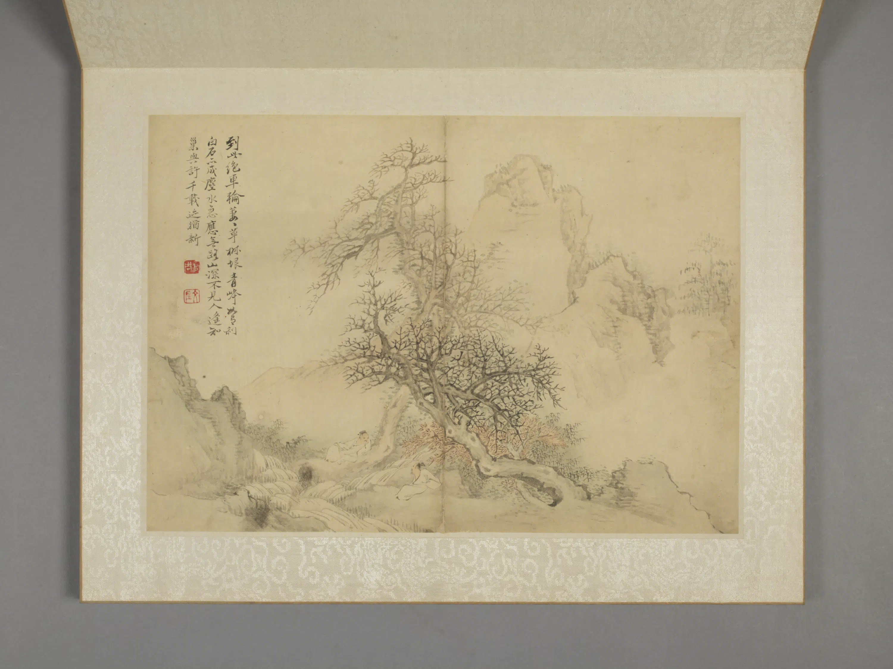 清代【上官周】《山水人物图册（7开）》 第5张
