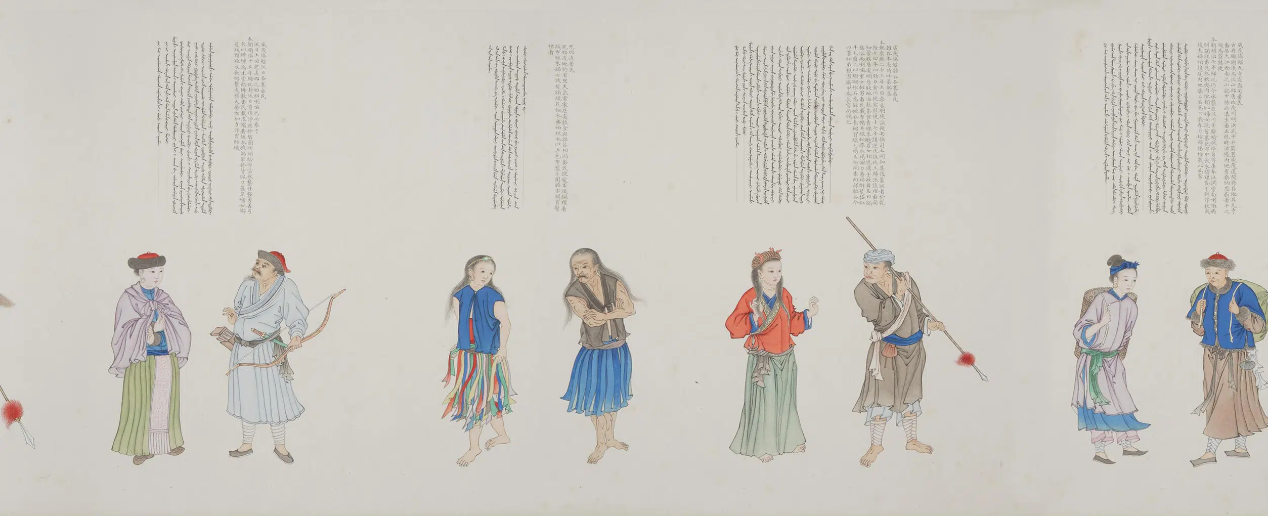 清代【沈焕】《沈庆兰、黎明、程琳合画职贡图卷第三卷》 第6张 清代【沈焕】《沈庆兰、黎明、程琳合画职贡图卷第三卷》 第6张