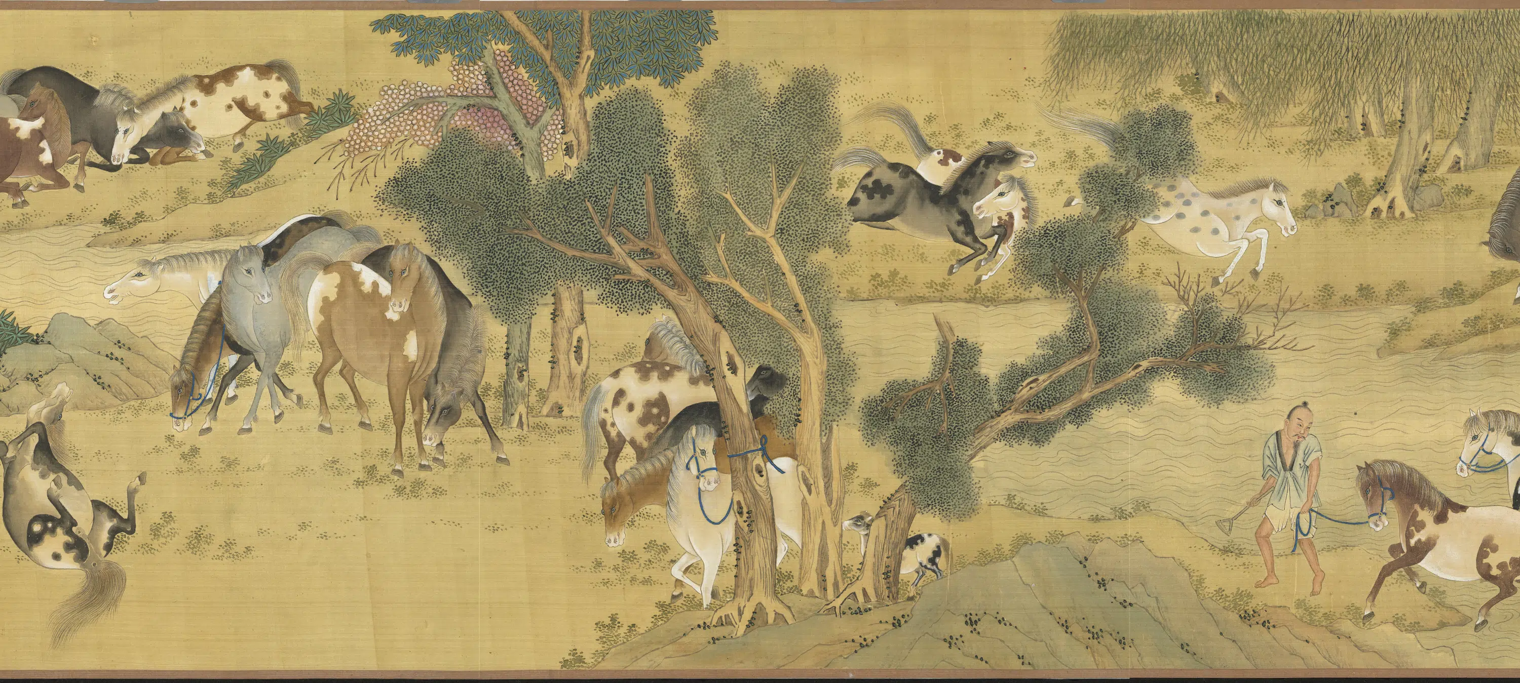 元代《元人画百马图卷》 第6张 元代《元人画百马图卷》 第6张