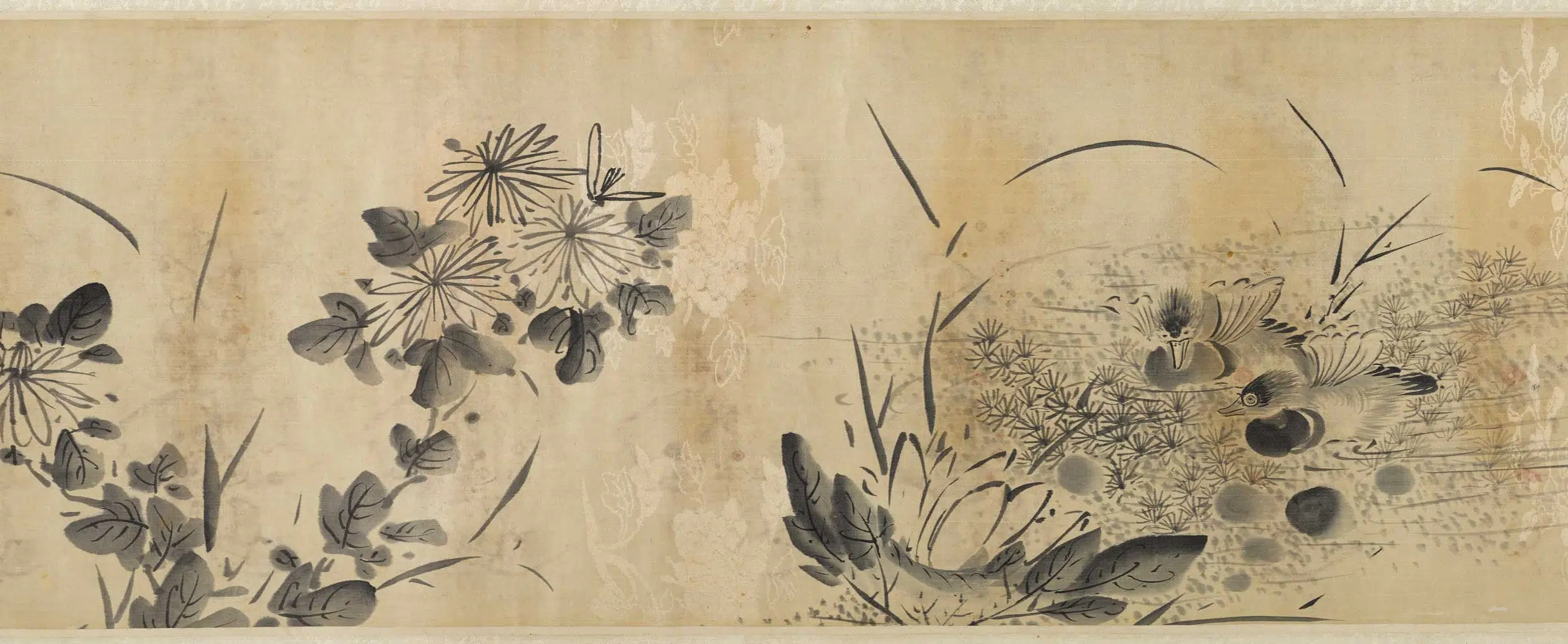 清代【李因】《花鸟卷》 第3张