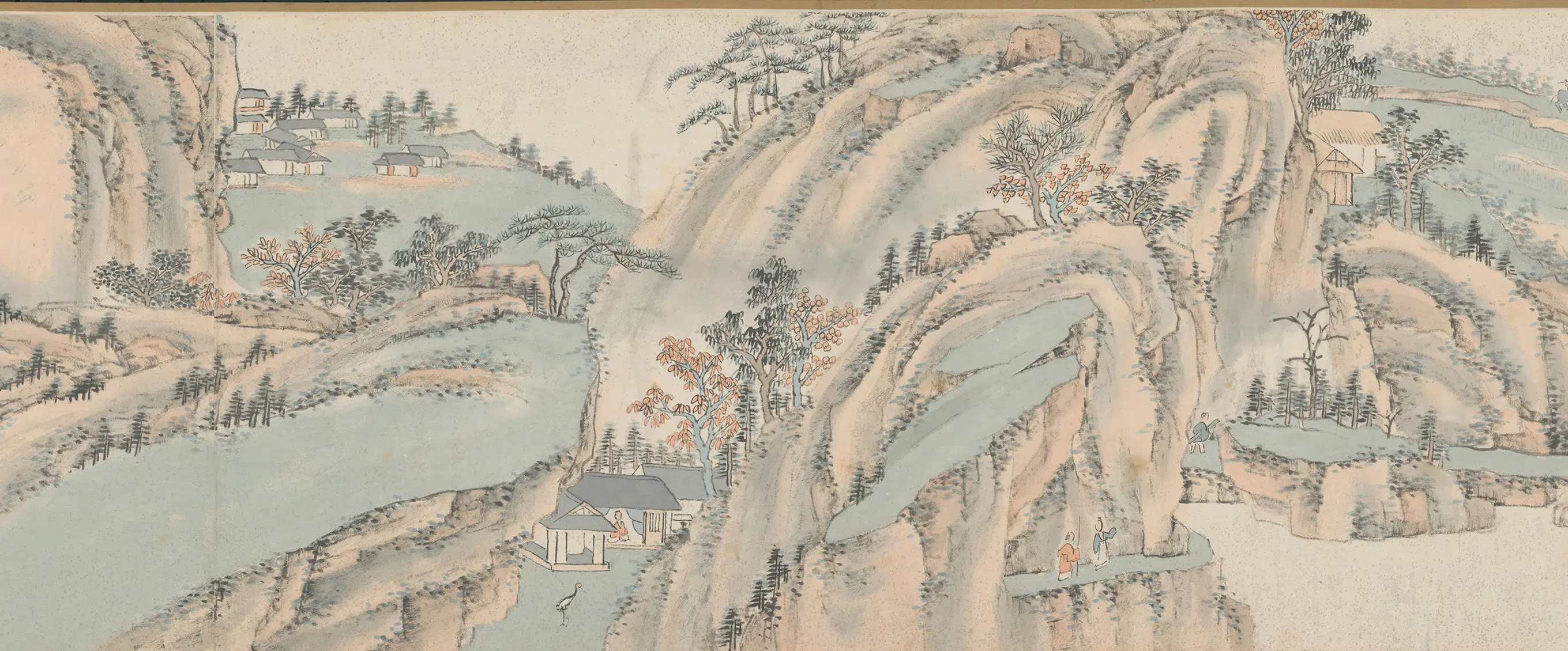 清代【萧云从】《山水图卷》 第22张