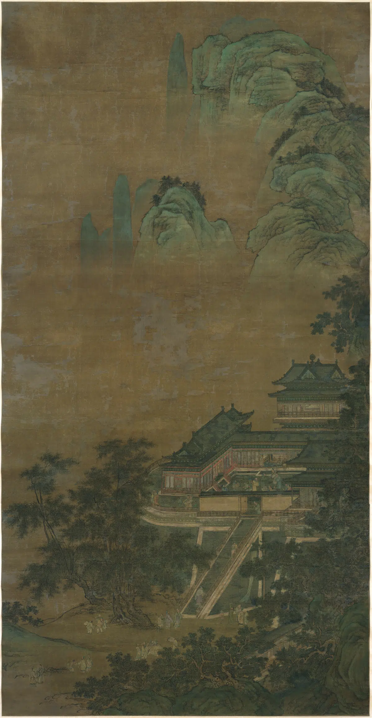 明朝【佚名】《雅集图轴》