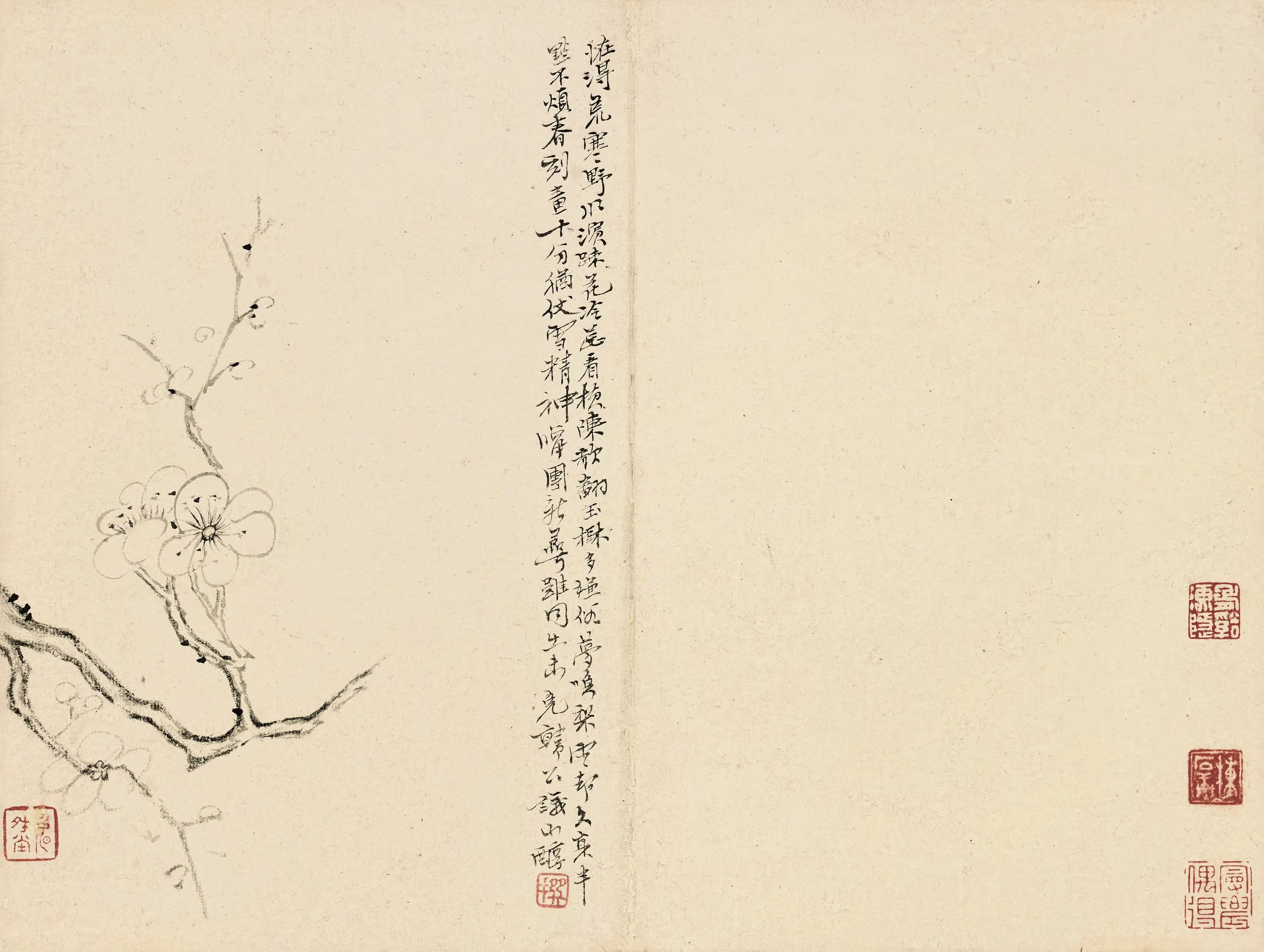 清代【陈撰】《花卉图册-3》