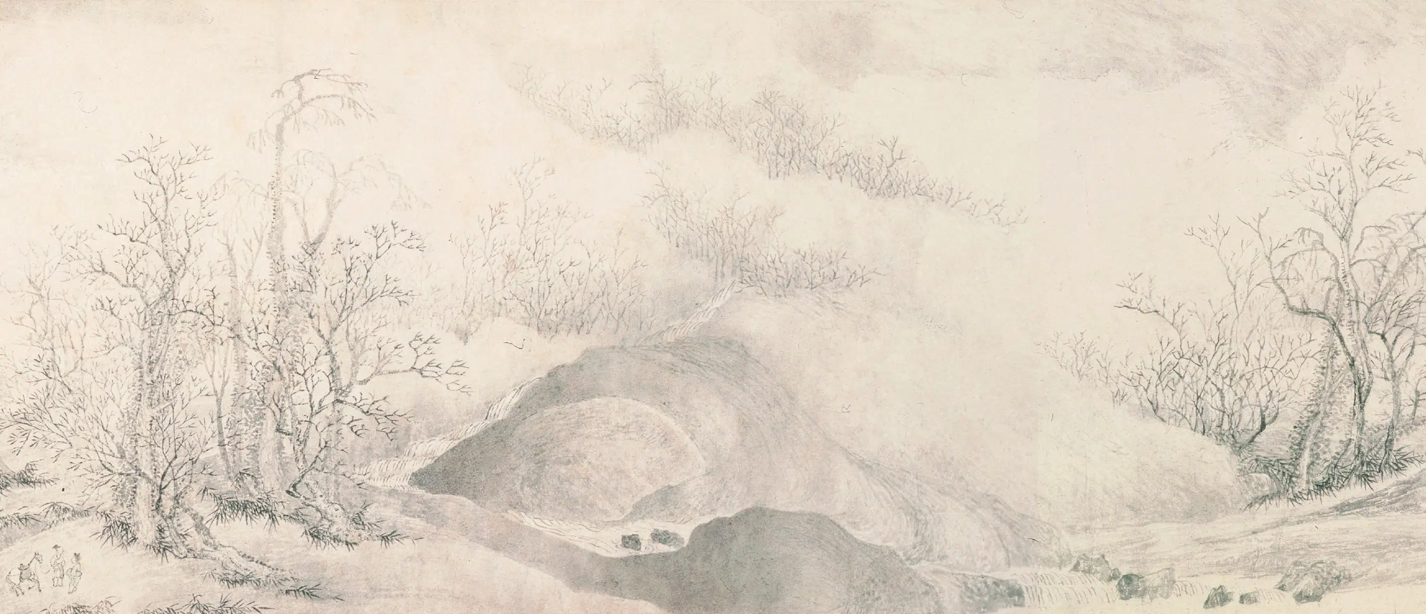 清代【吴历】《白傅湓江图卷》 第2张 清代【吴历】《白傅湓江图卷》 第2张
